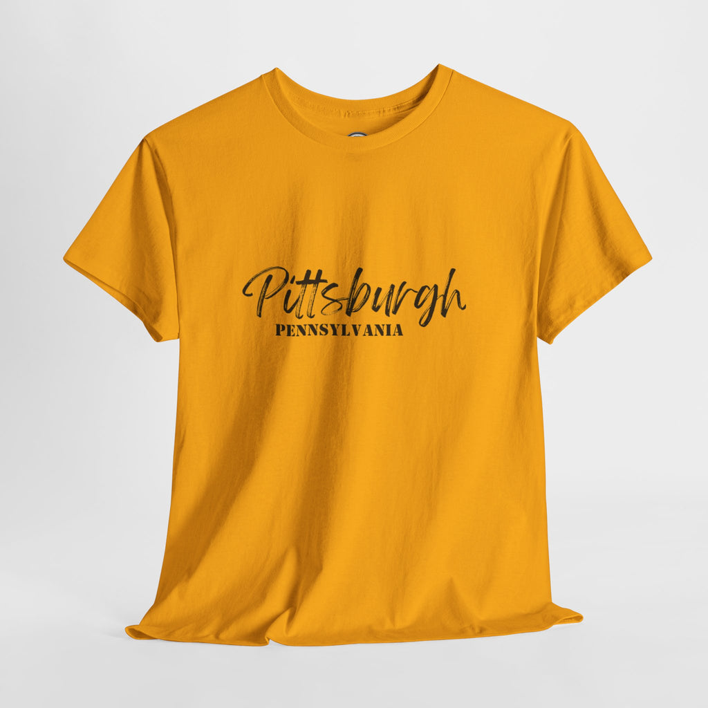 Pittsburgh Script T-Shirt — Pennsylvania City Pride Tee