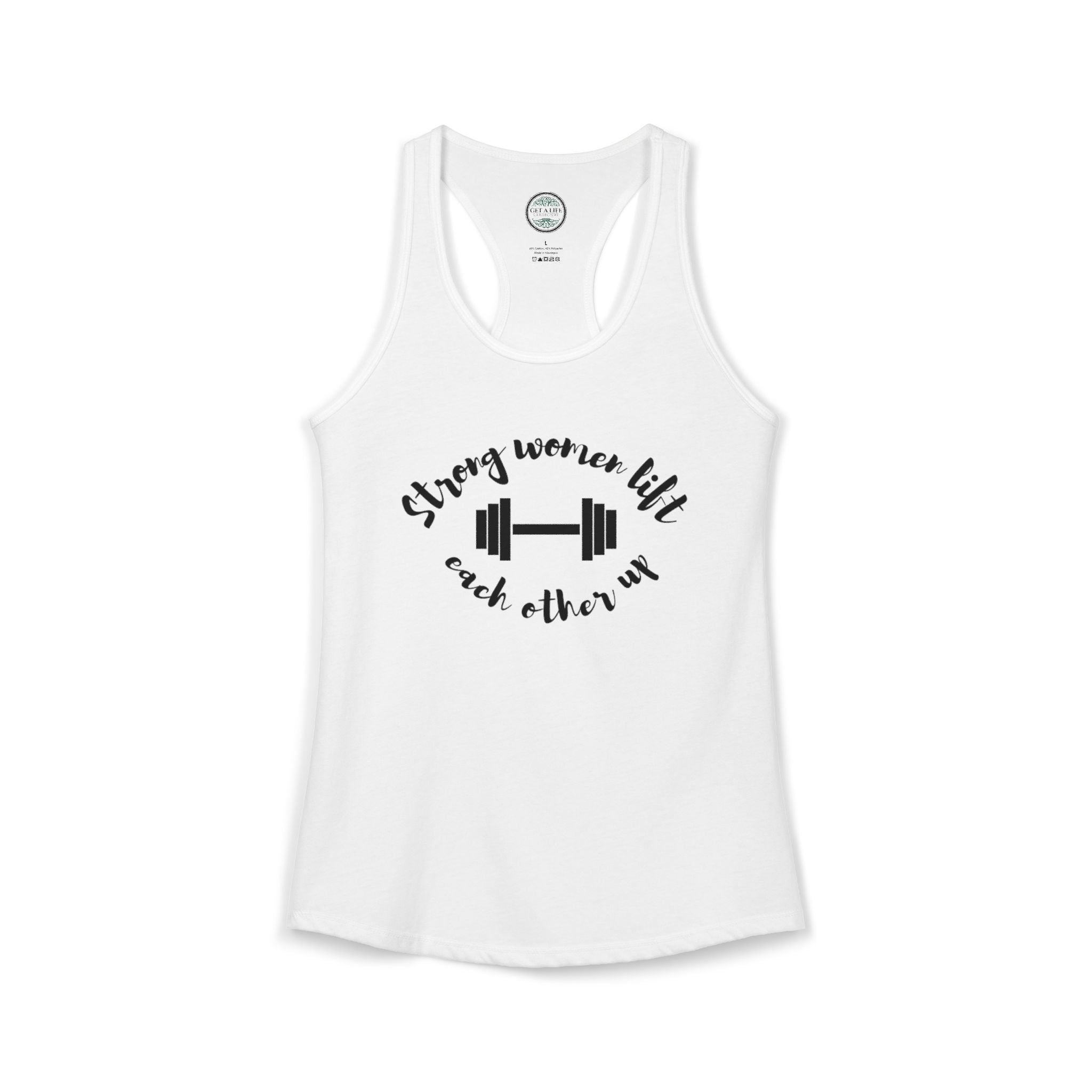 Strong Women Lift Each Other Up Women's Ideal Racerback Tank