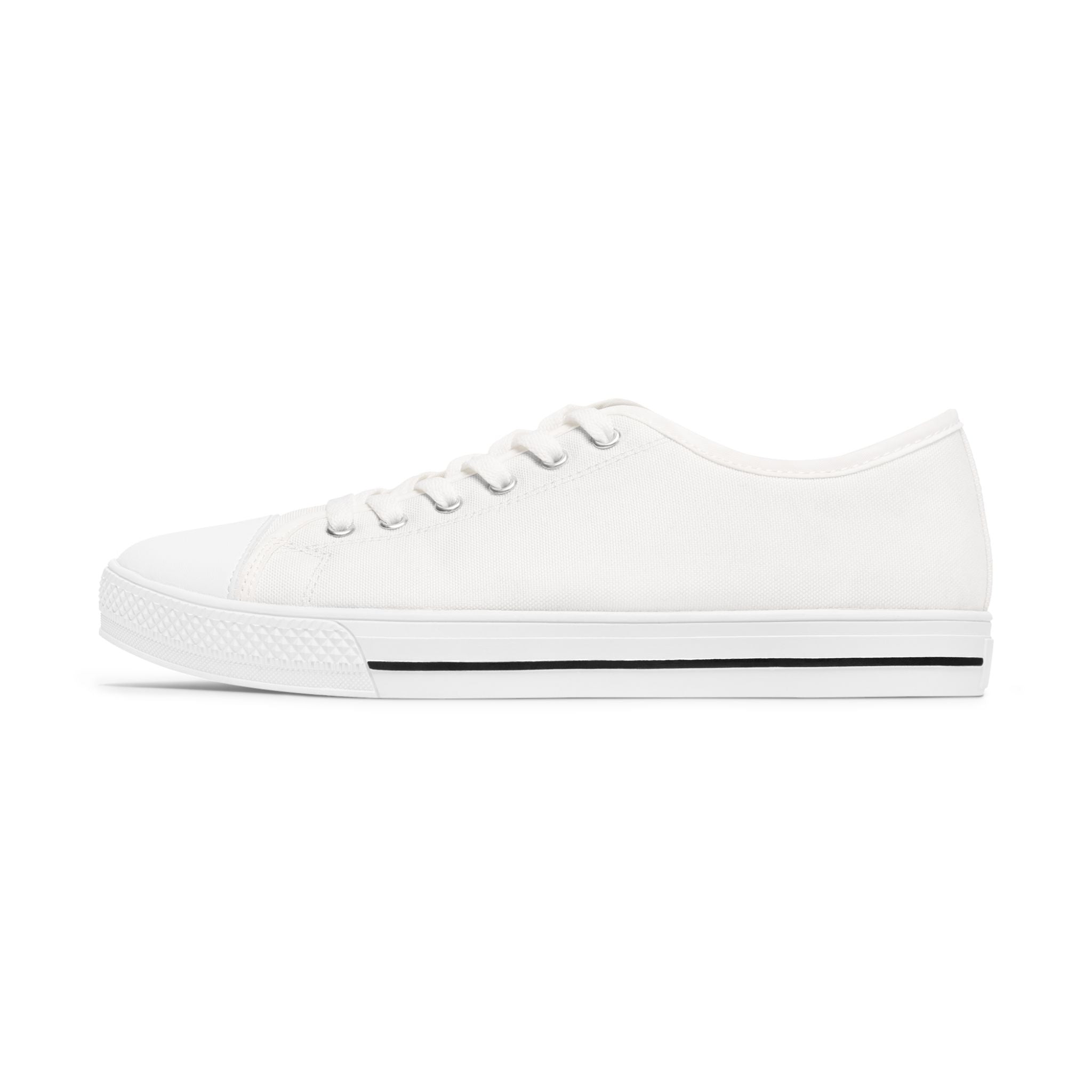 Zubryd Counseling Low Top Sneakers — Women's White Casual Canvas Shoes