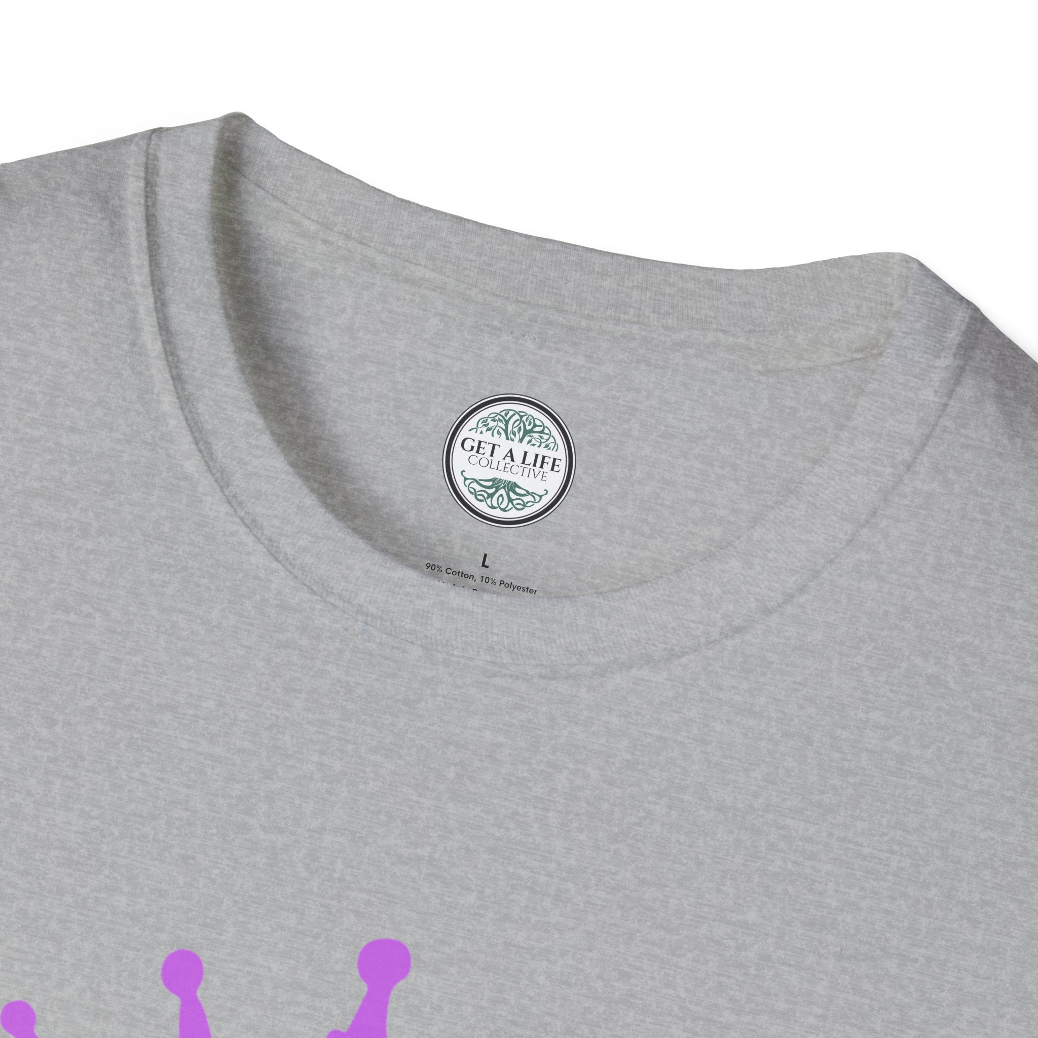 HBIC T-Shirt with Pink Crown Graphic — Bold Queen Statement Tee