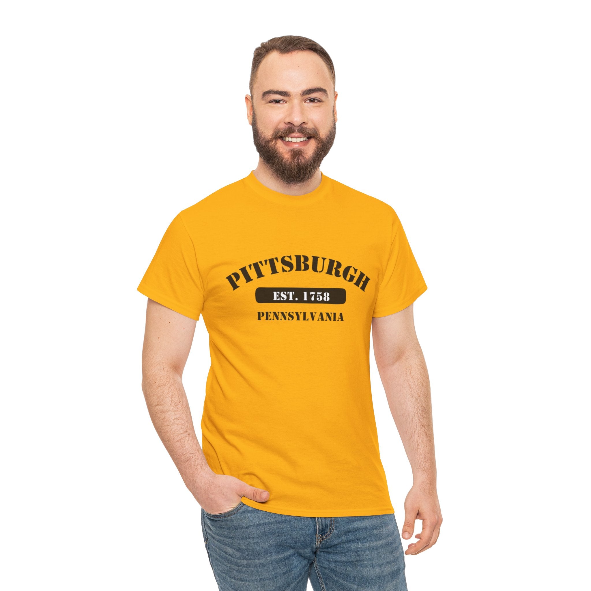 Pittsburgh Est. 1758 T-Shirt — Vintage Pennsylvania City Tee