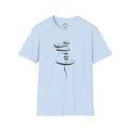 Faith Vertical Script T-Shirt — Elegant Religious Christian Tee