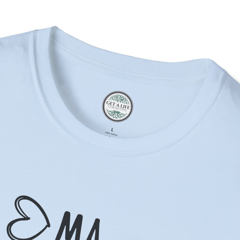 Mom Life T-Shirt — "Ma, Mama, Mommy, Mom, Bruh" Vertical Script Tee