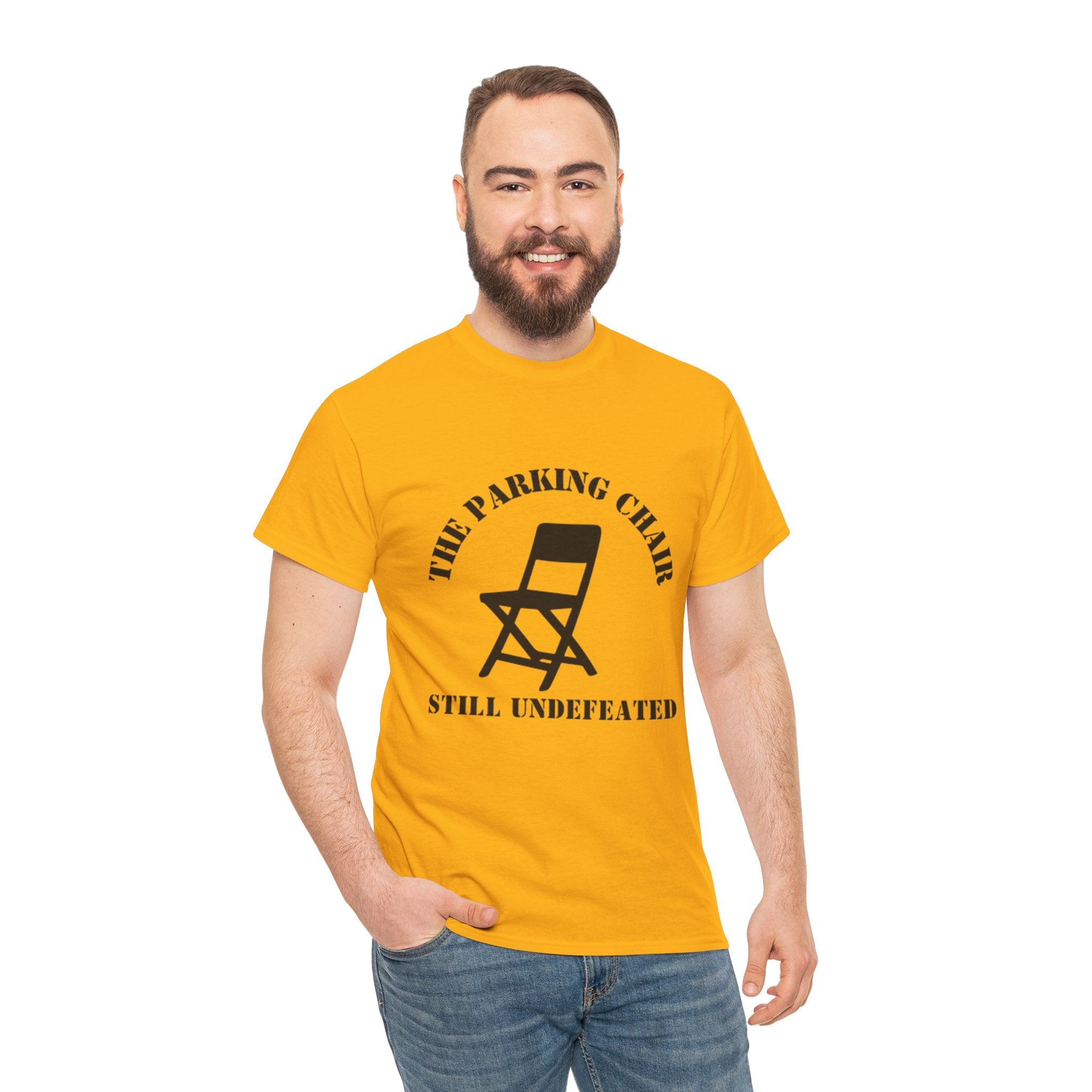 Pittsburgh Parking Chair T-Shirt — "The Parking Chair Still Undefeated" Graphic Tee