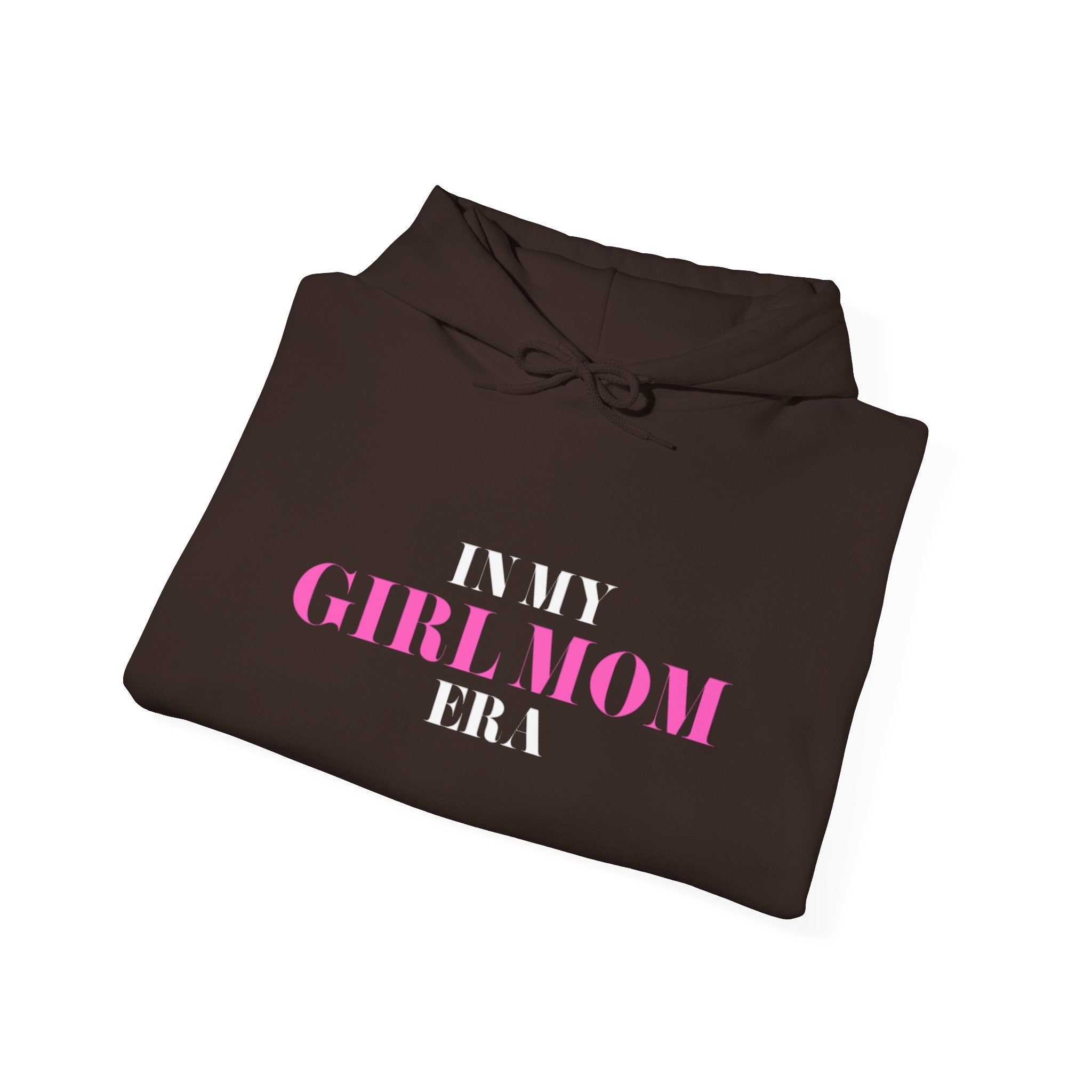 In My Girl Mom Era Hoodie — Feminine Pink Statement Sweatshirt for New & Proud Moms