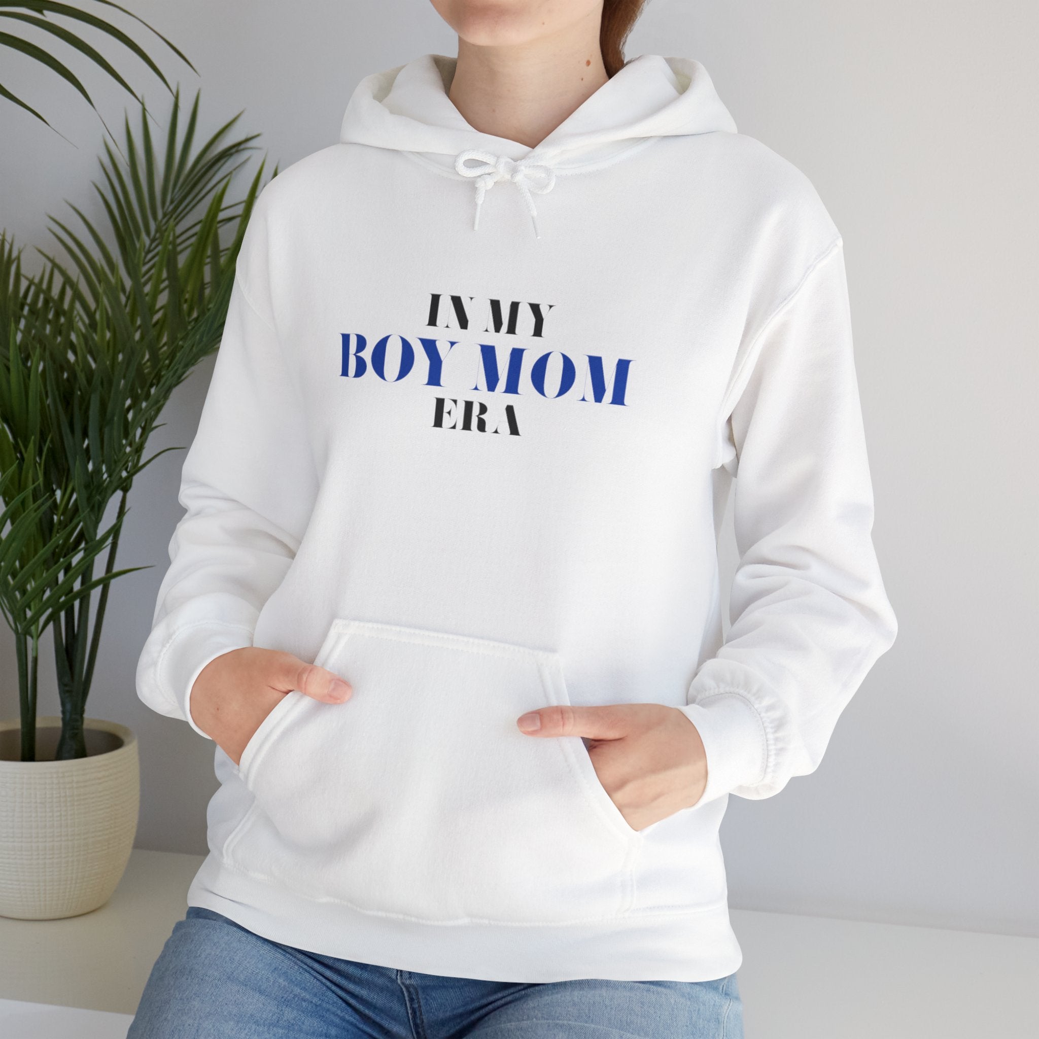 Hoodie — "In My Boy Mom Era" Feminine Boy Mom Hoodie, Mother's Day Gift