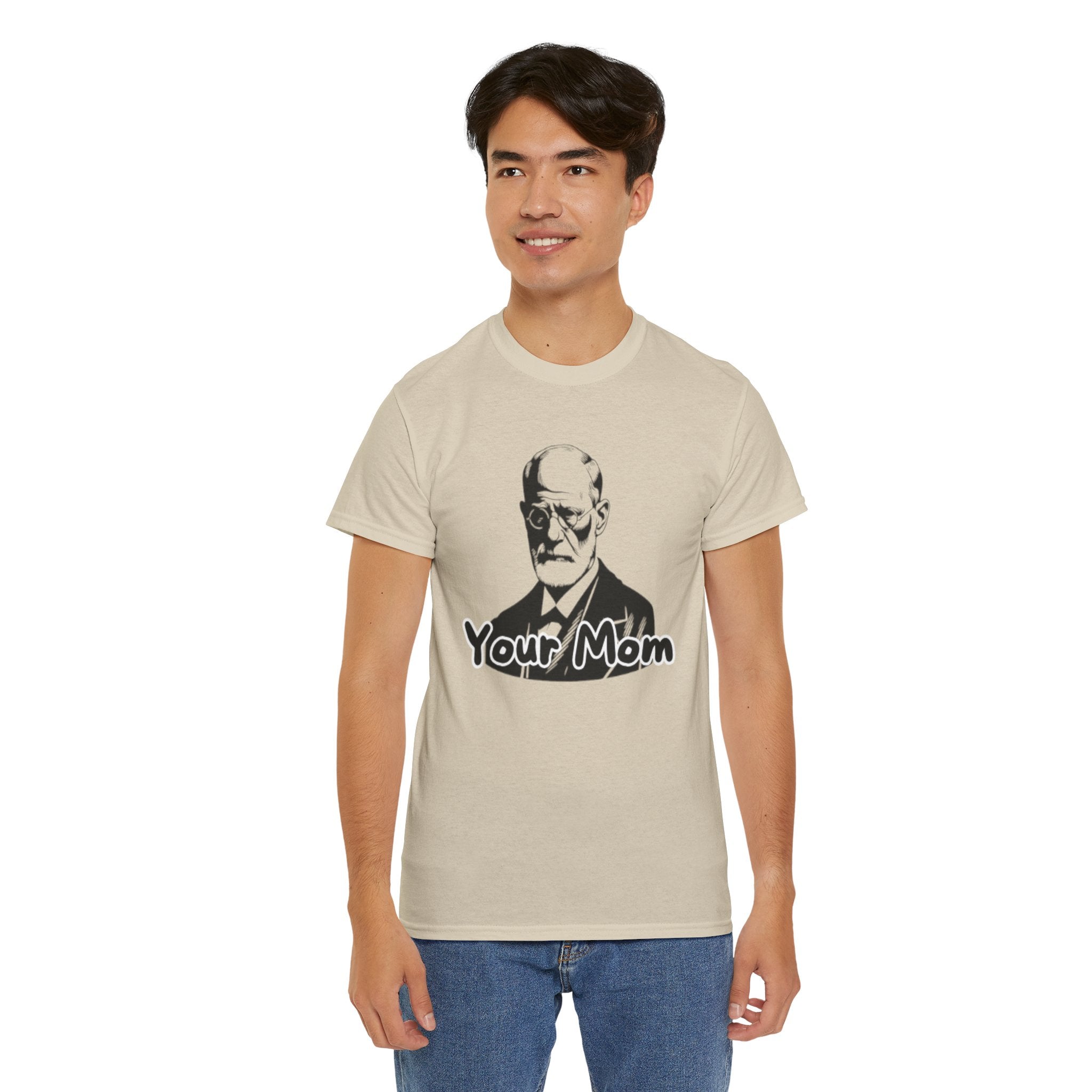 Graphic Tee – Vintage Freud ‘Your Mom’ Funny Psychoanalysis T-Shirt
