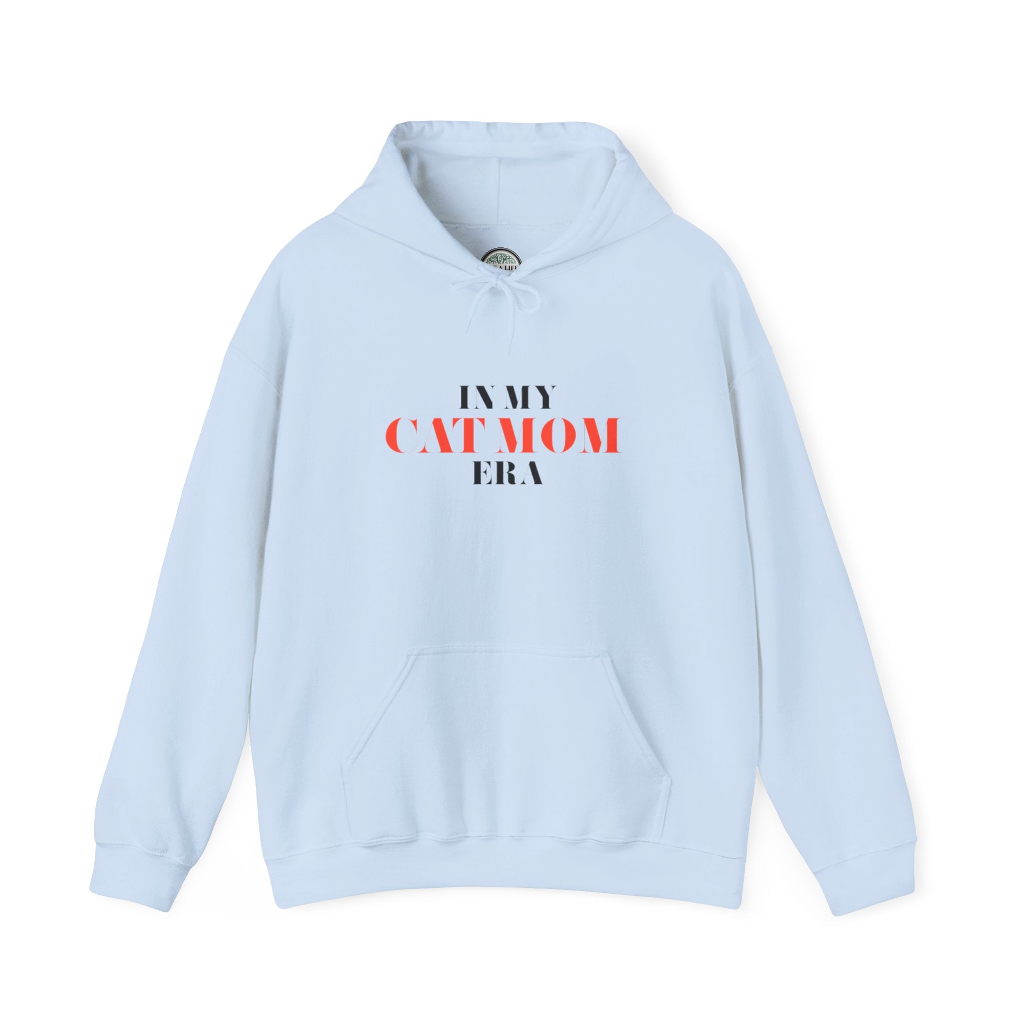 Cat Mom Hoodie — “In My Cat Mom Era” Graphic Pullover