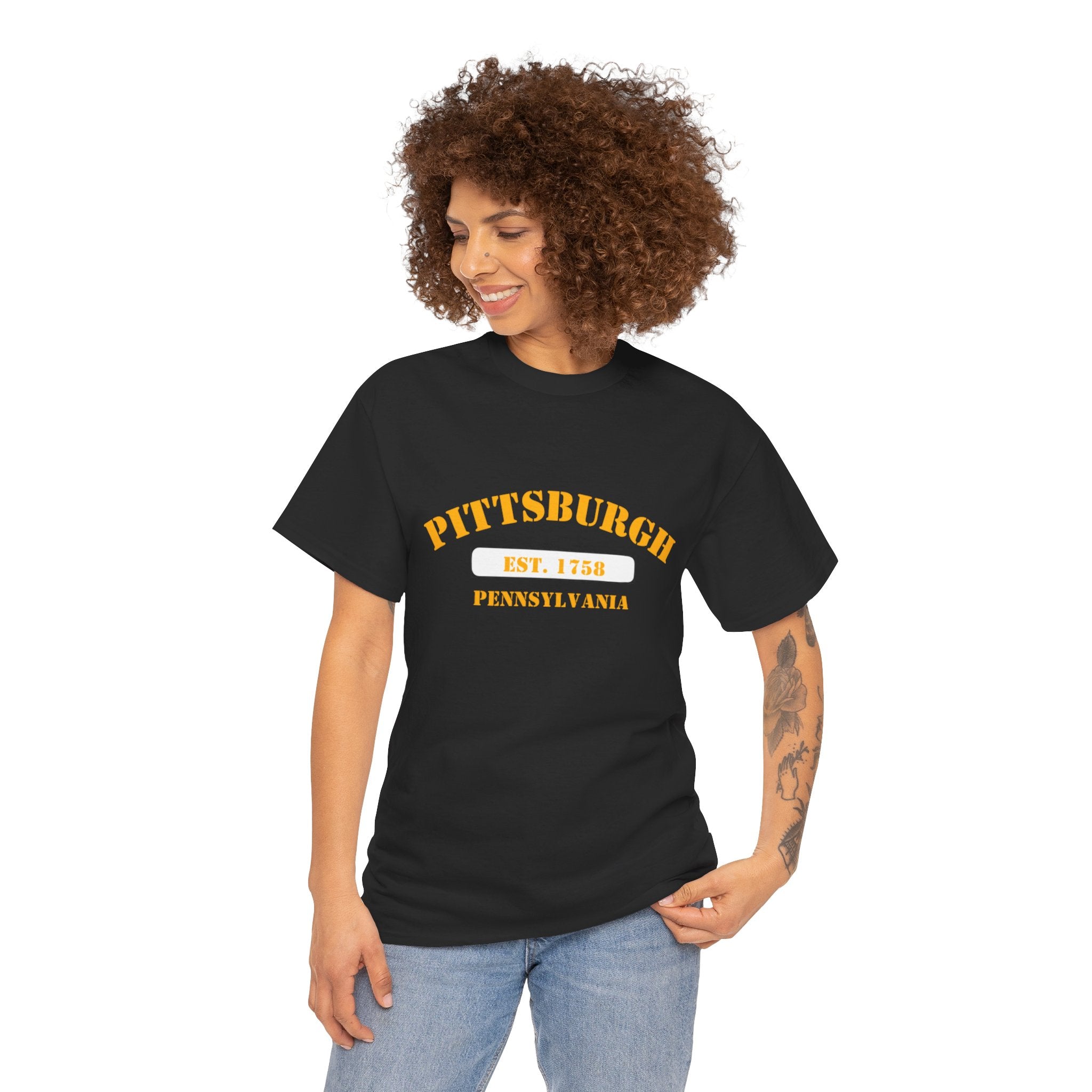Pittsburgh Established 1758 T-Shirt — Pennsylvania City Pride Tee