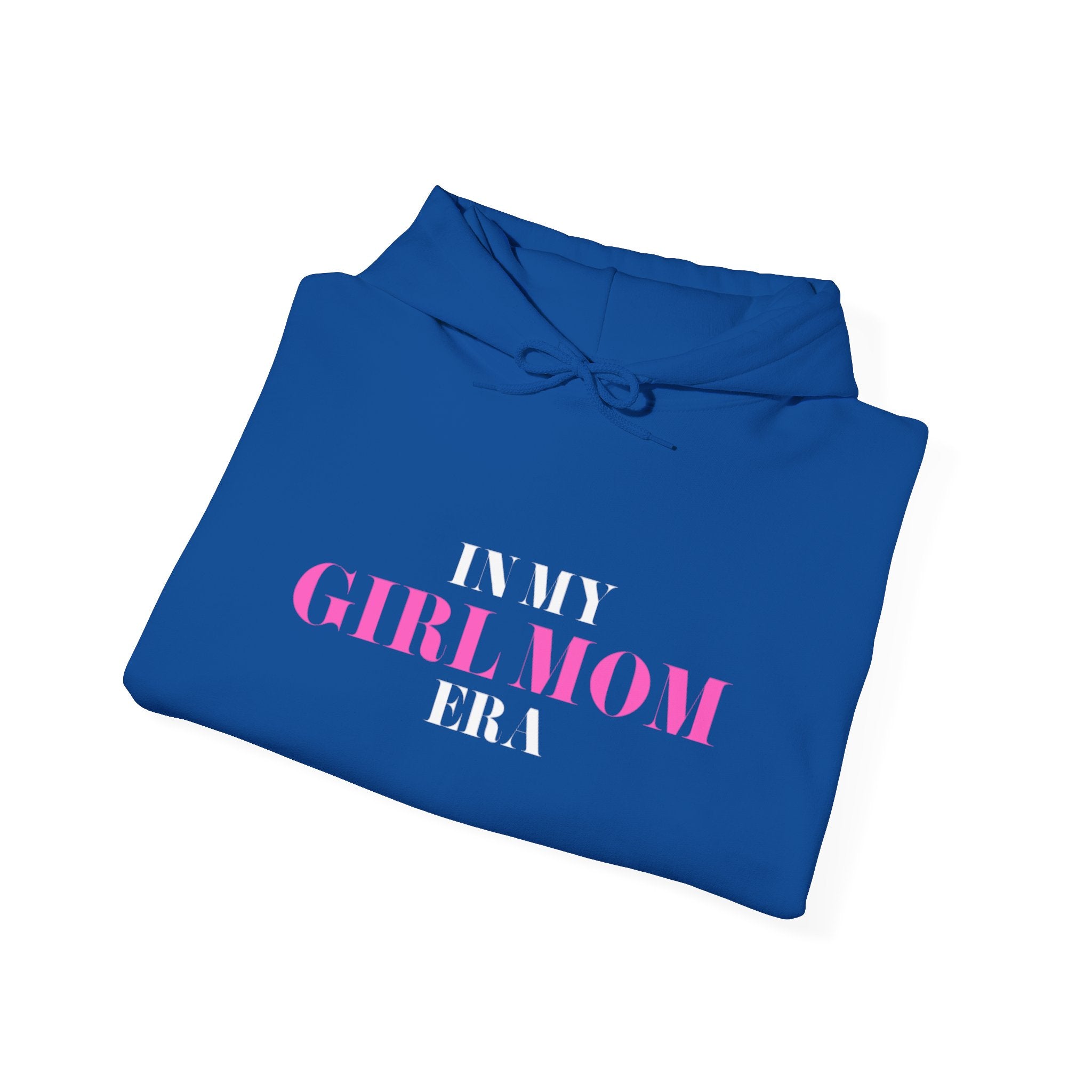 In My Girl Mom Era Hoodie — Feminine Pink Statement Sweatshirt for New & Proud Moms