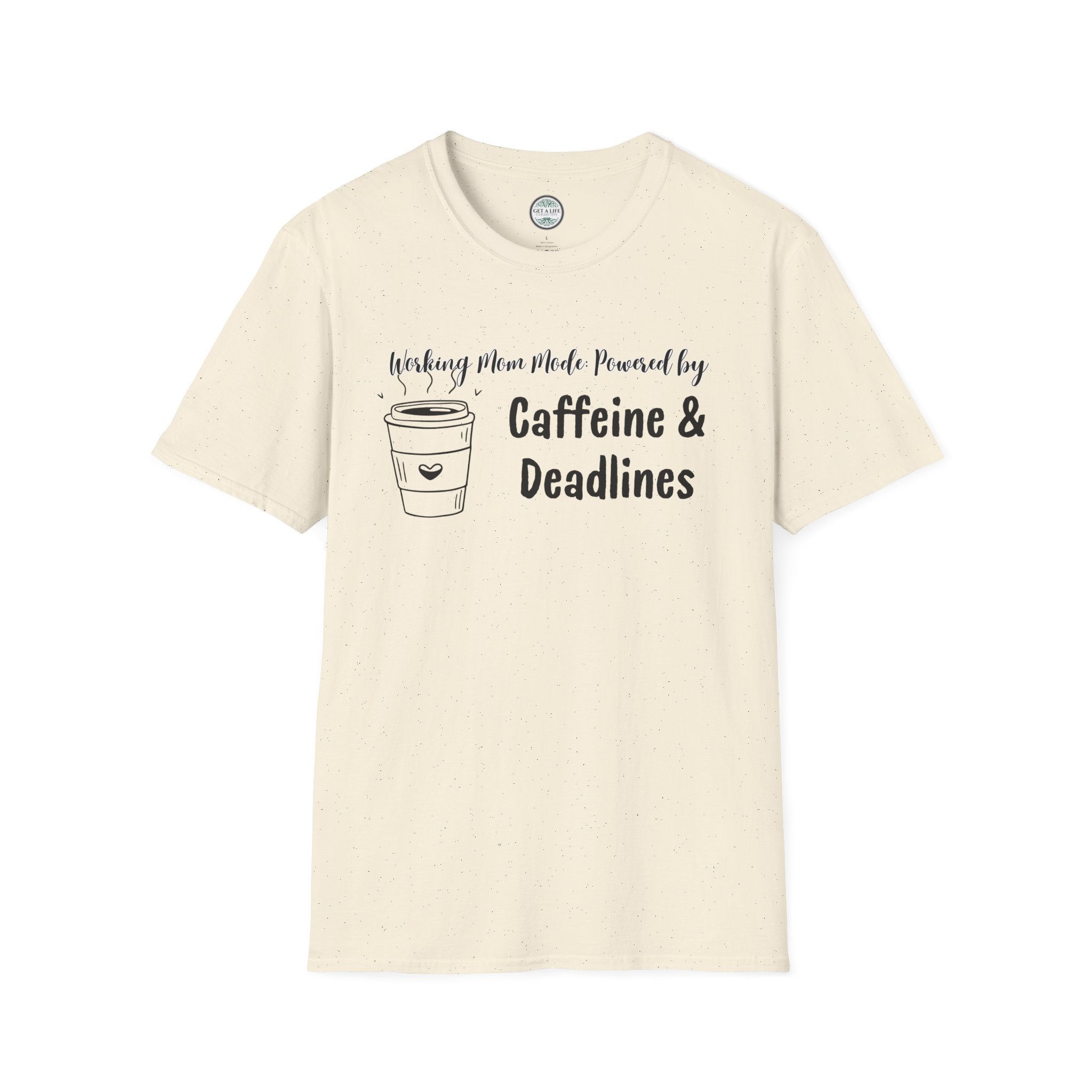 Caffeine & Deadlines tee Unisex Softstyle T-Shirt