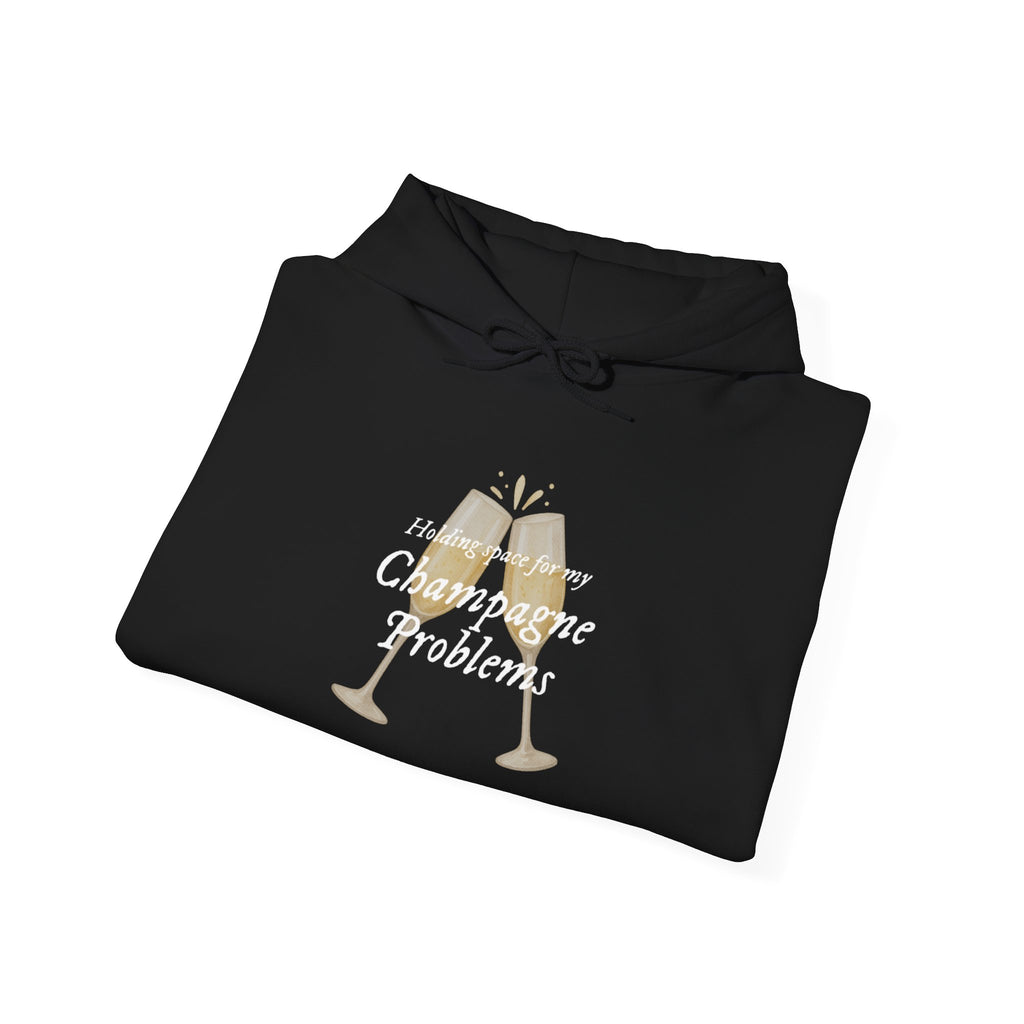 Champagne Problems Hoodie — Funny Champagne Glass Graphic Pullover