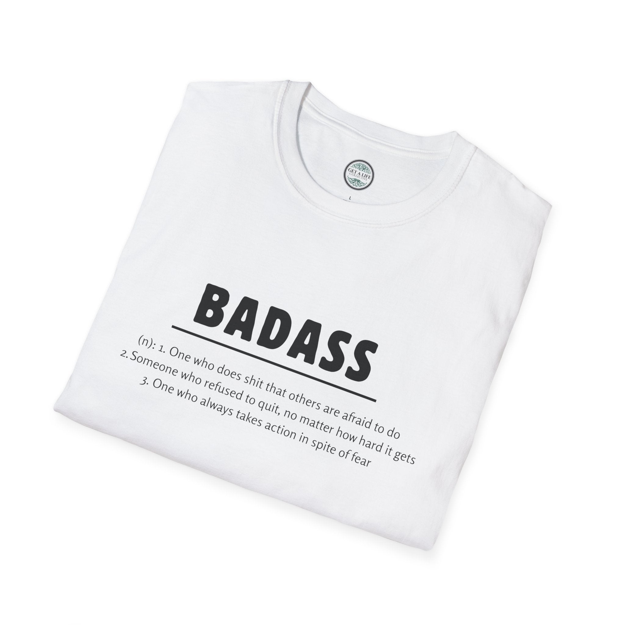 Badass T-Shirt — Minimal Bold Typography Tee