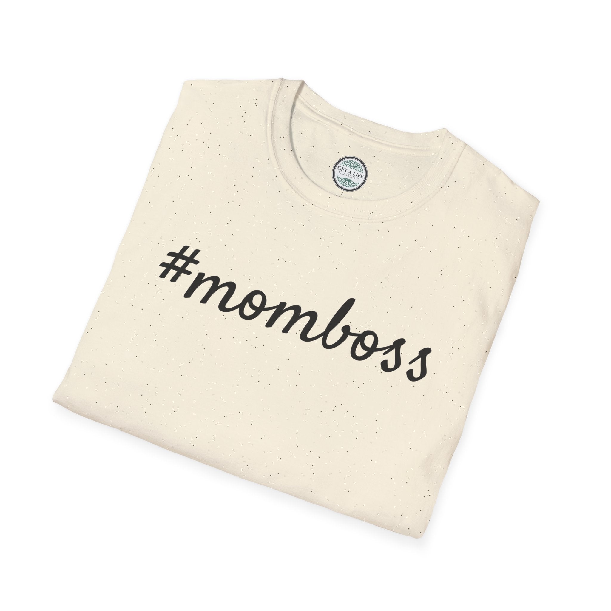 Mom Boss T-Shirt - #momboss Graphic Tee for Moms, Mother’s Day Gift
