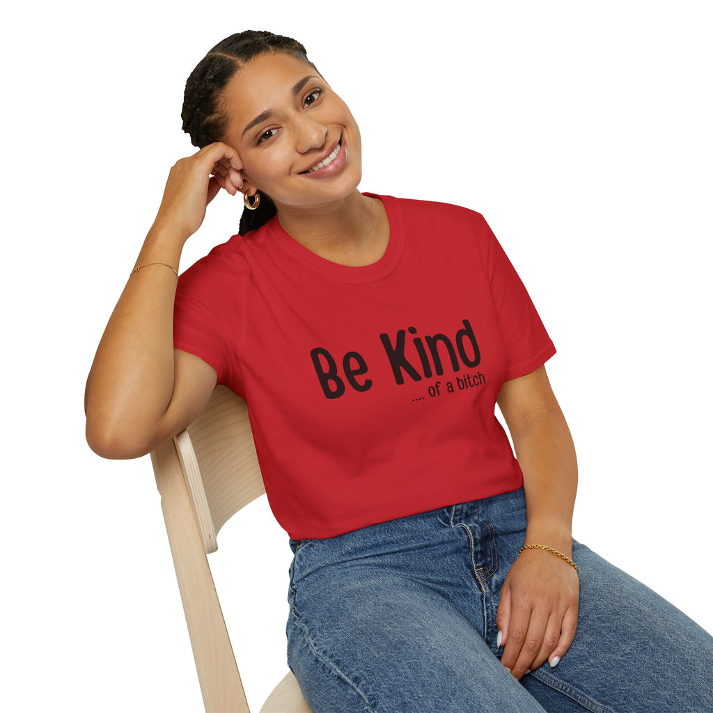 "Be Kind (of a bitch)" Funny Sarcastic Graphic Tee tshirt