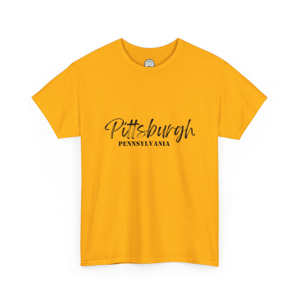 Pittsburgh Script T-Shirt — Pennsylvania City Pride Tee