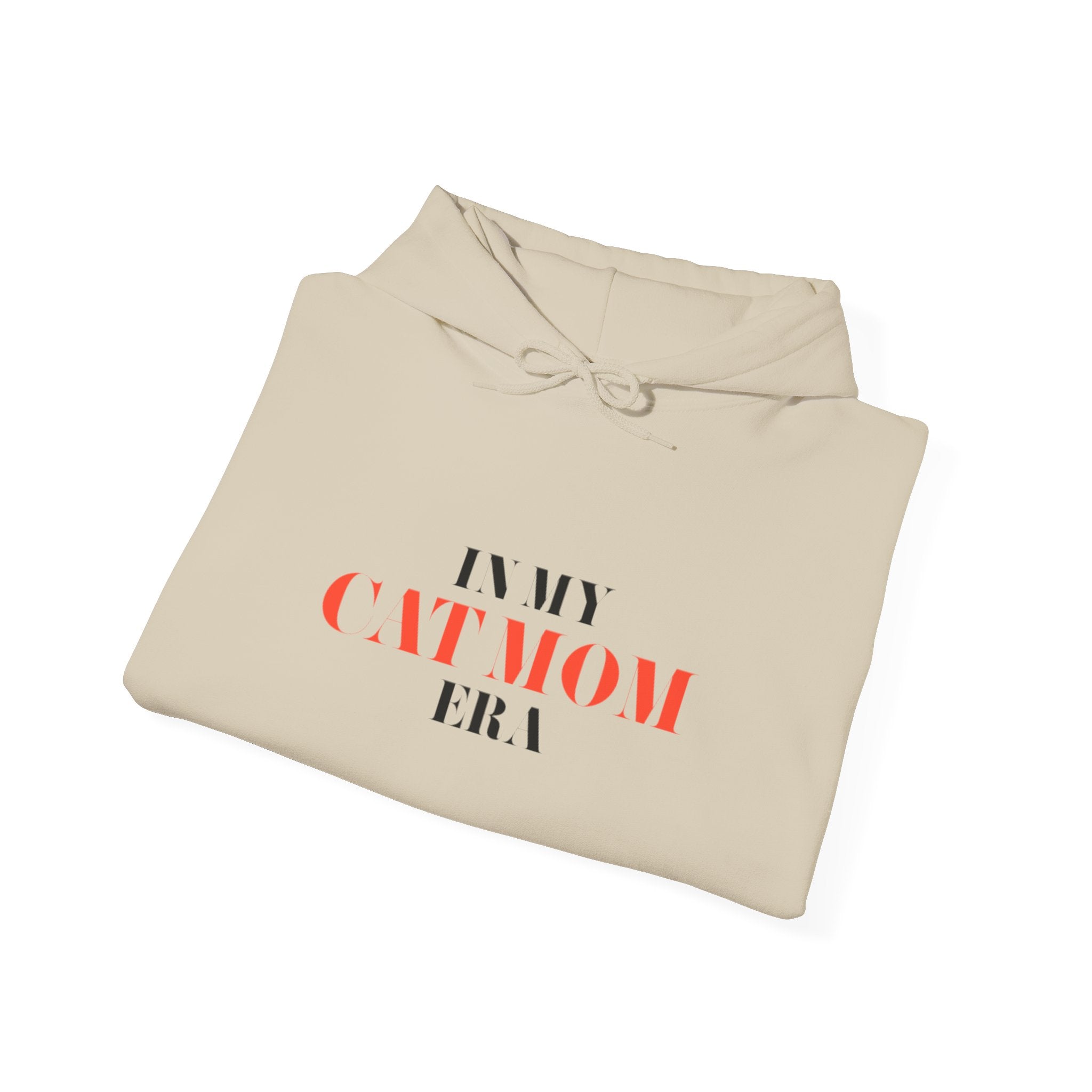 Cat Mom Hoodie — “In My Cat Mom Era” Graphic Pullover