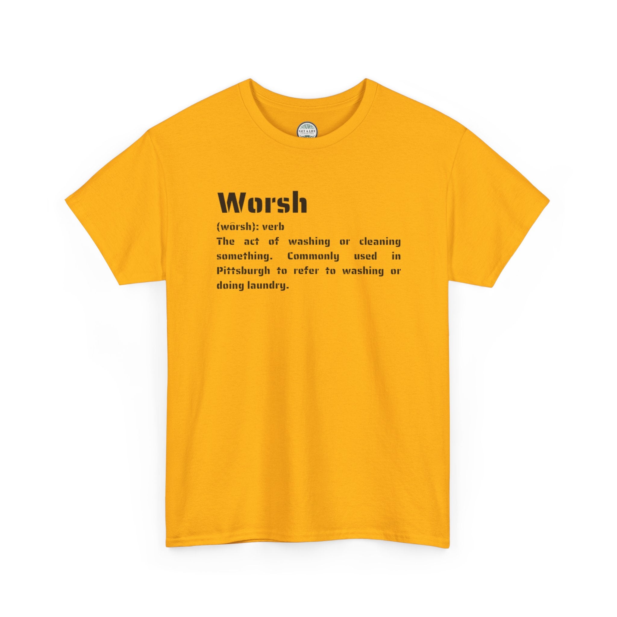 Worsh Definition Tee — Funny Pittsburgh Laundry Word Shirt
