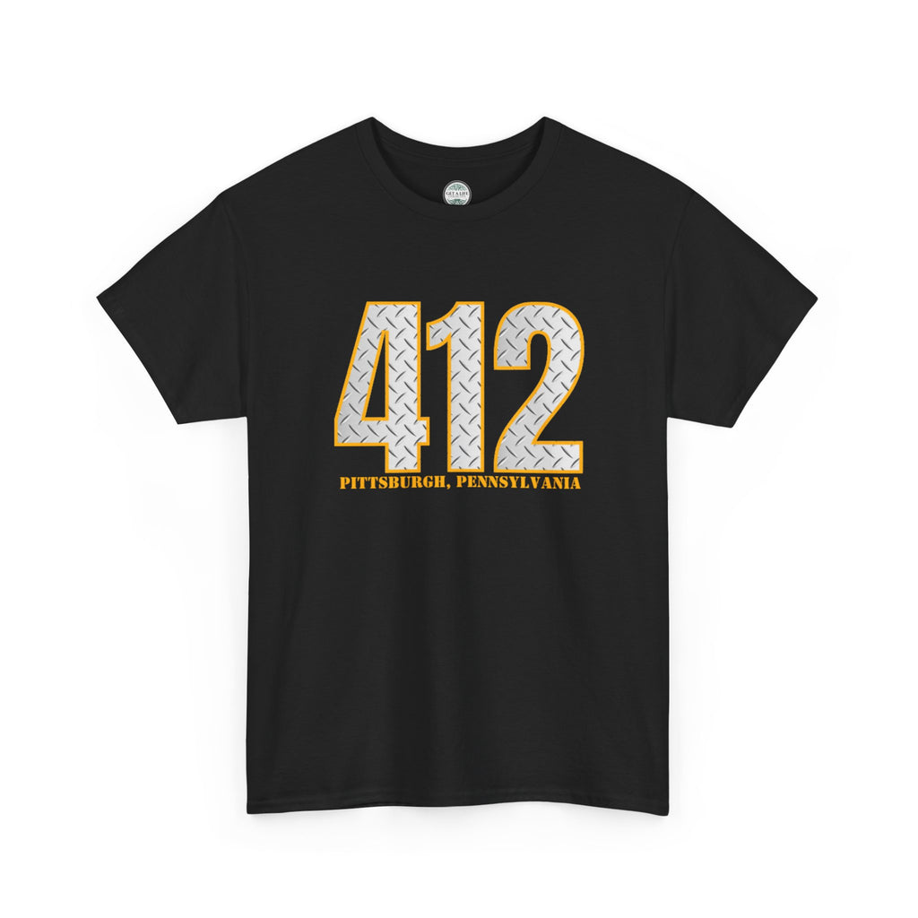 412 Hometown Number T-Shirt — Pittsburgh Area Code Pride Tee