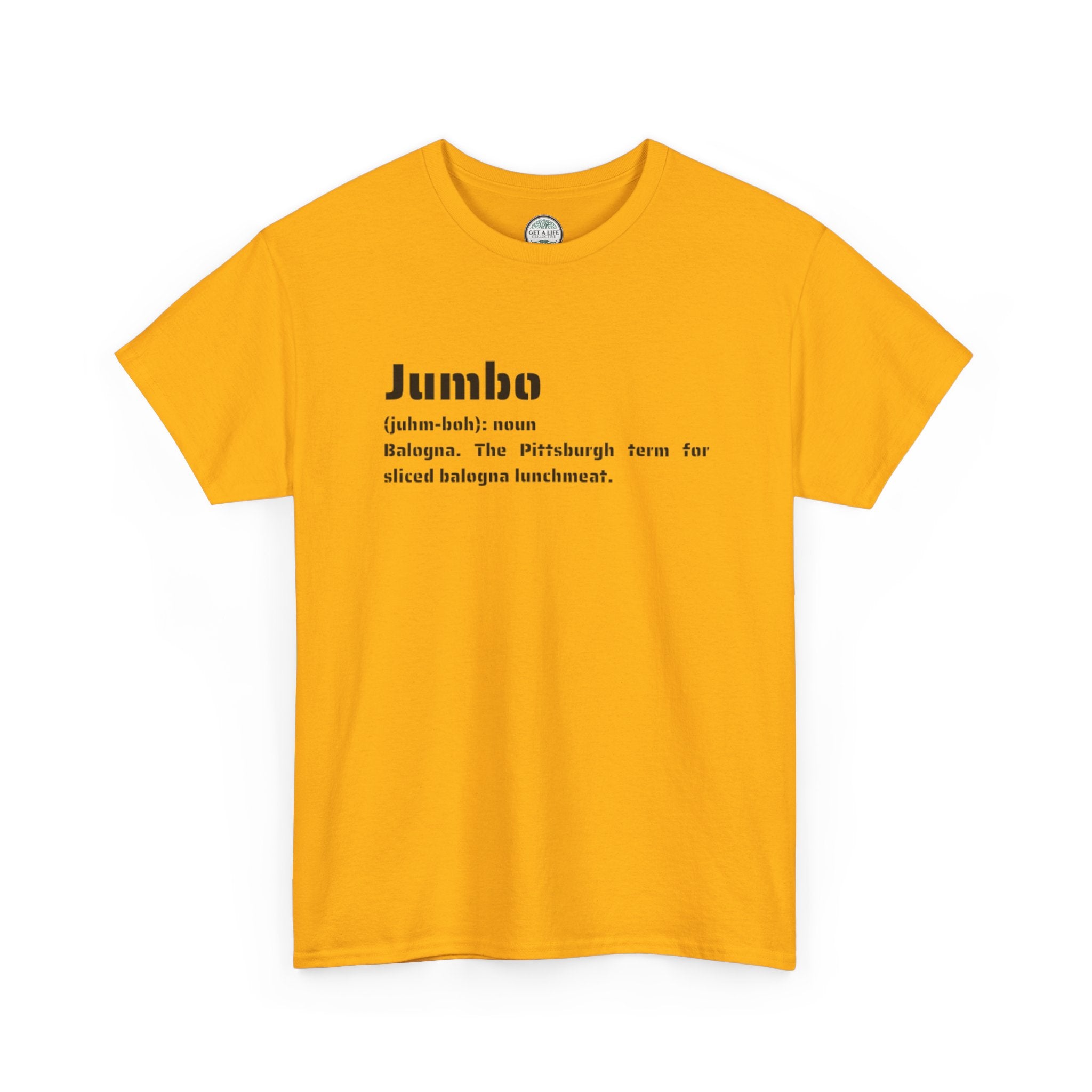 Jumbo Definition Tee — Pittsburgh Bologna Humor T‑Shirt