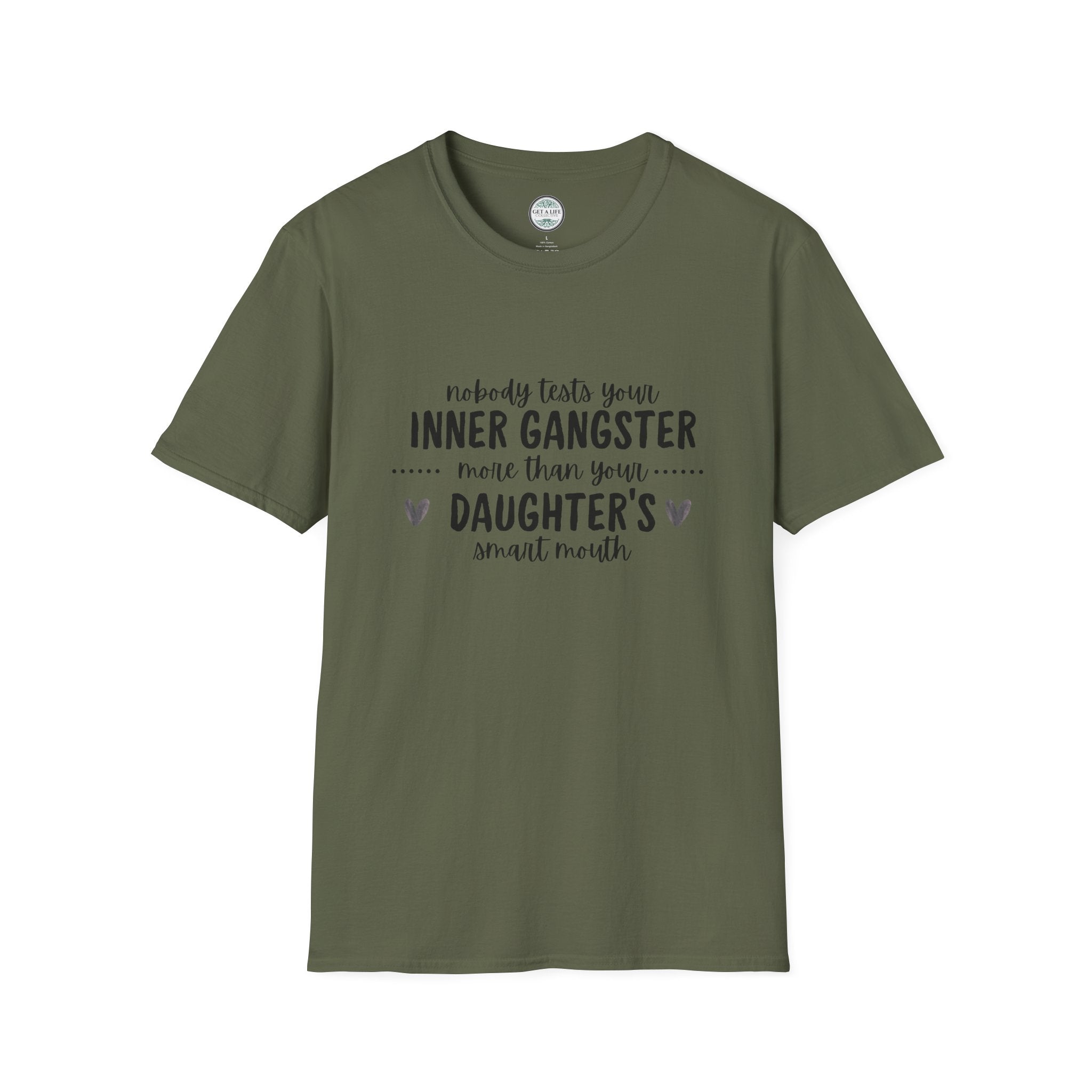 “Nobody Tests Your Inner Gangster More Than Your Daughter’s Annual Mouth” Funny Mom Tee tshirt