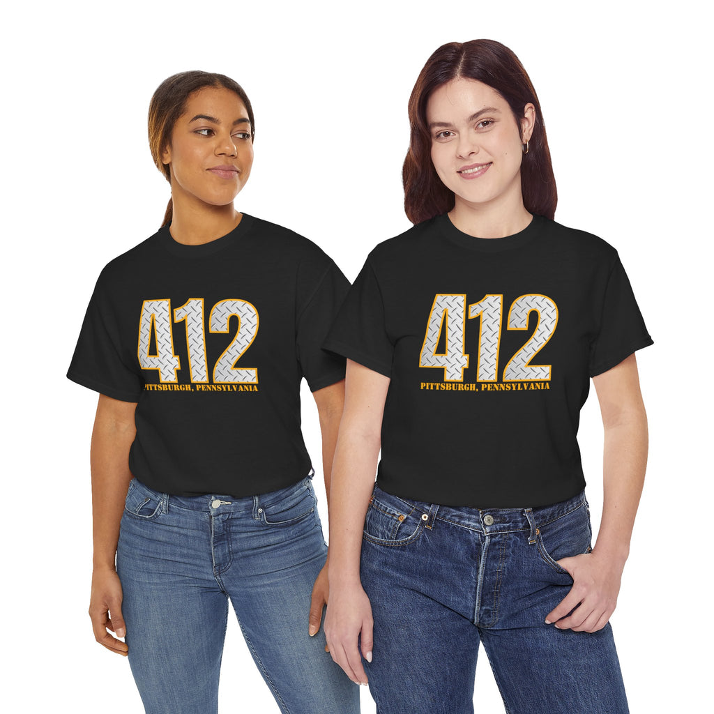 412 Hometown Number T-Shirt — Pittsburgh Area Code Pride Tee