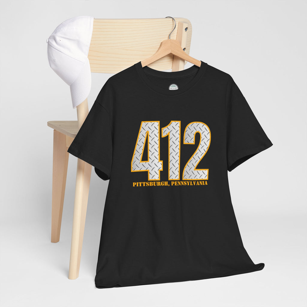 412 Hometown Number T-Shirt — Pittsburgh Area Code Pride Tee