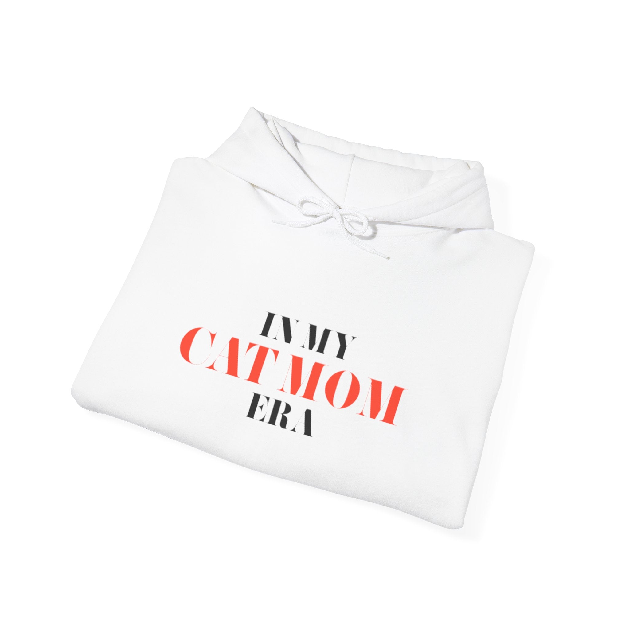 Cat Mom Hoodie — “In My Cat Mom Era” Graphic Pullover