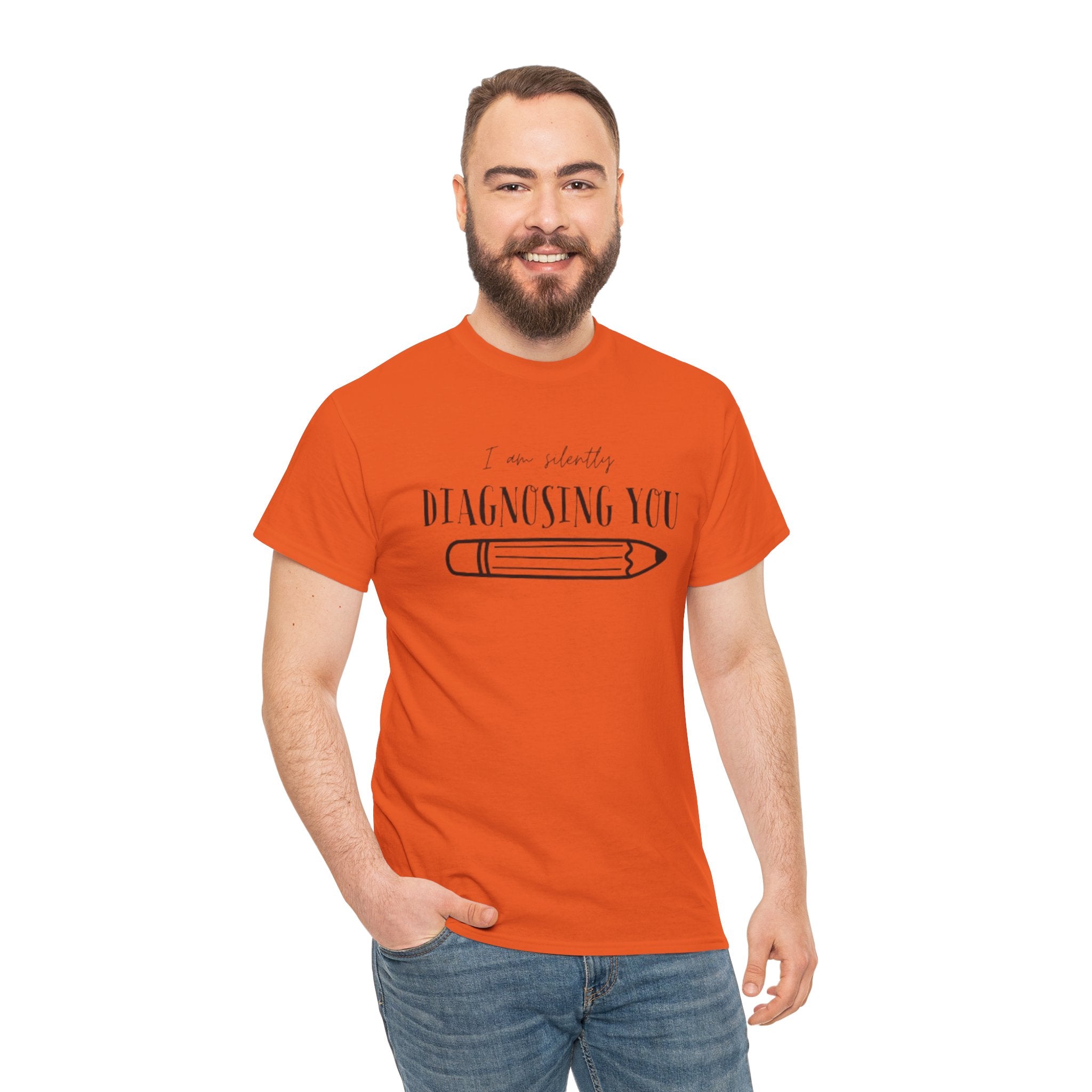 Diagnosing You T‑Shirt — Funny Pencil Graphic Medical Humor Tee