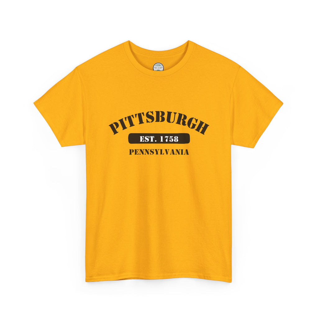 Pittsburgh Est. 1758 T-Shirt — Vintage Pennsylvania City Tee