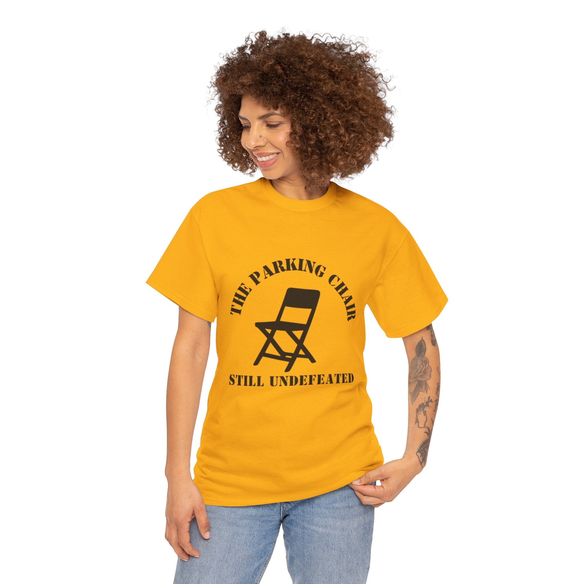 Pittsburgh Parking Chair T-Shirt — "The Parking Chair Still Undefeated" Graphic Tee