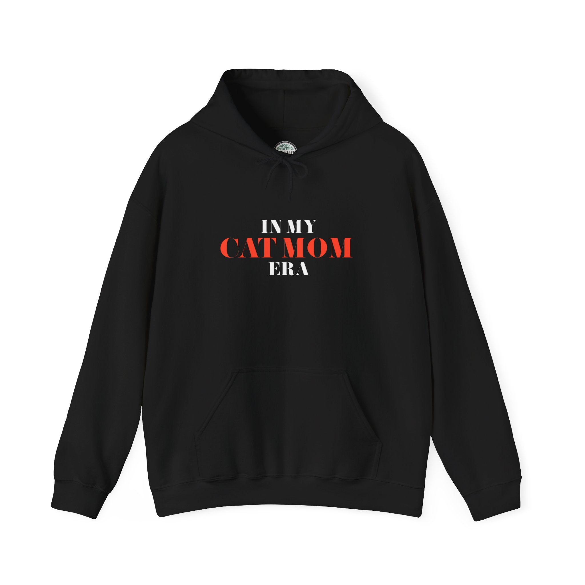 Cat Mom Hoodie — “In My Cat Mom Era” Graphic Pullover
