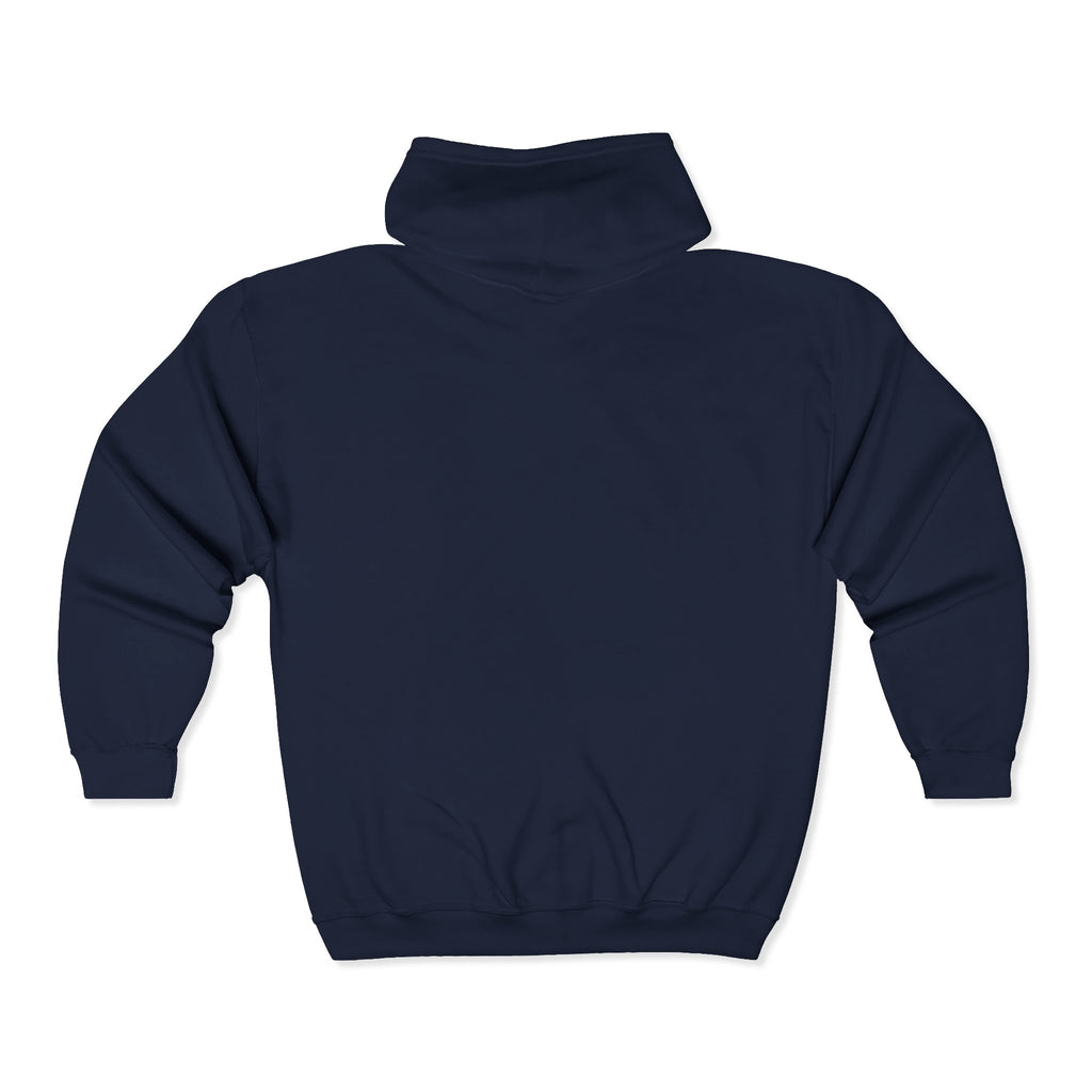 Zubryd Counseling Full-Zip Hoodie — Vintage Laurel Crest "ZUBRYD" Logo