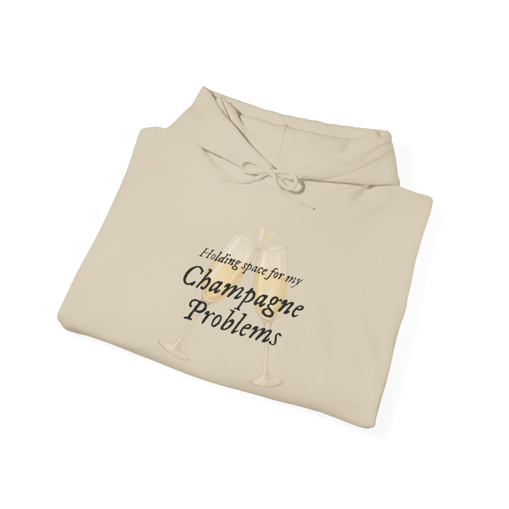 Champagne Problems Hoodie — Funny Champagne Glass Graphic Pullover