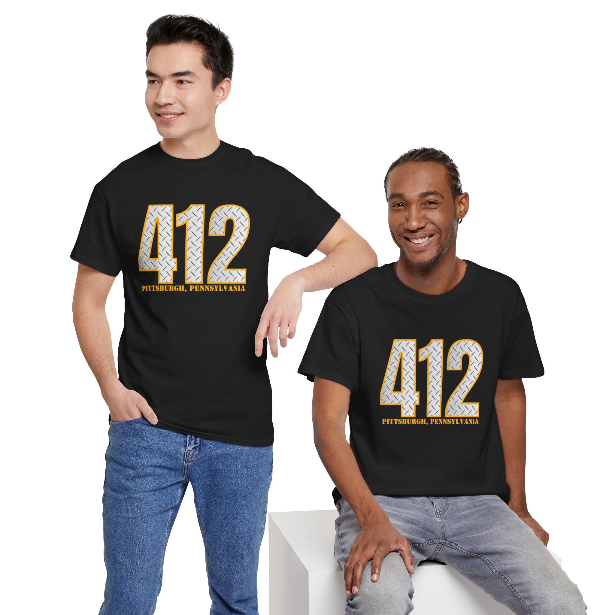 412 Hometown Number T-Shirt — Pittsburgh Area Code Pride Tee