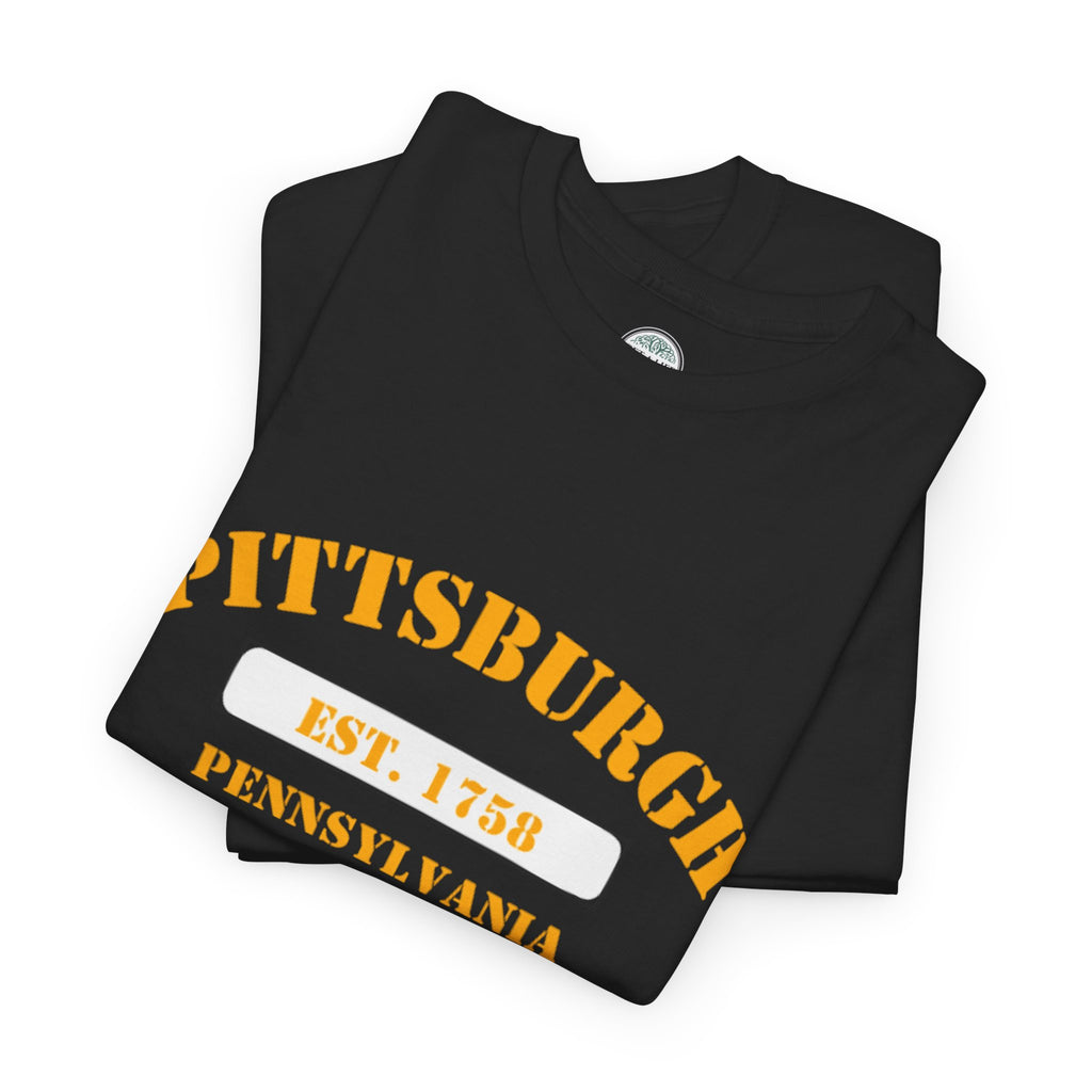 Pittsburgh Established 1758 T-Shirt — Pennsylvania City Pride Tee