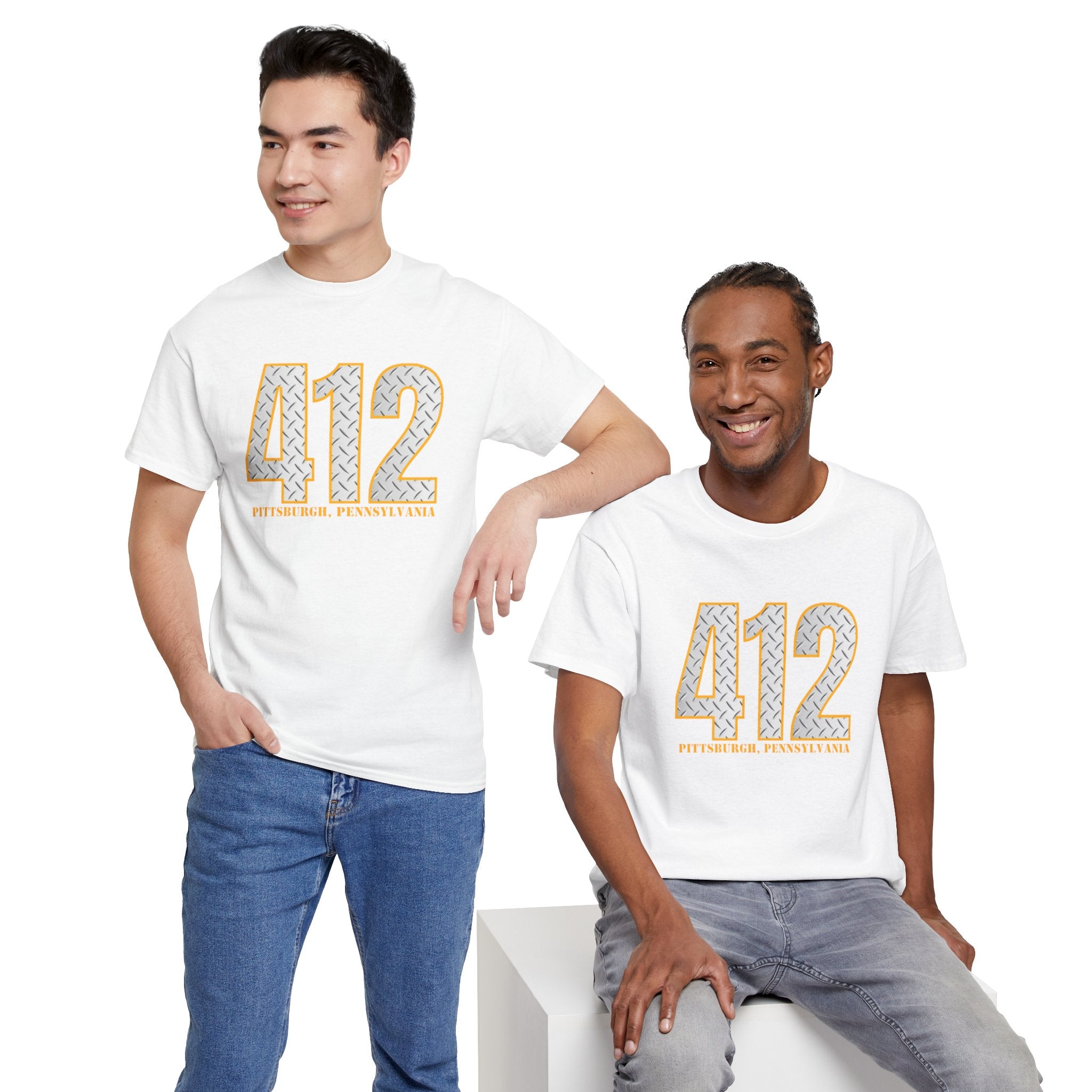 412 Hometown Number T-Shirt — Pittsburgh Area Code Pride Tee