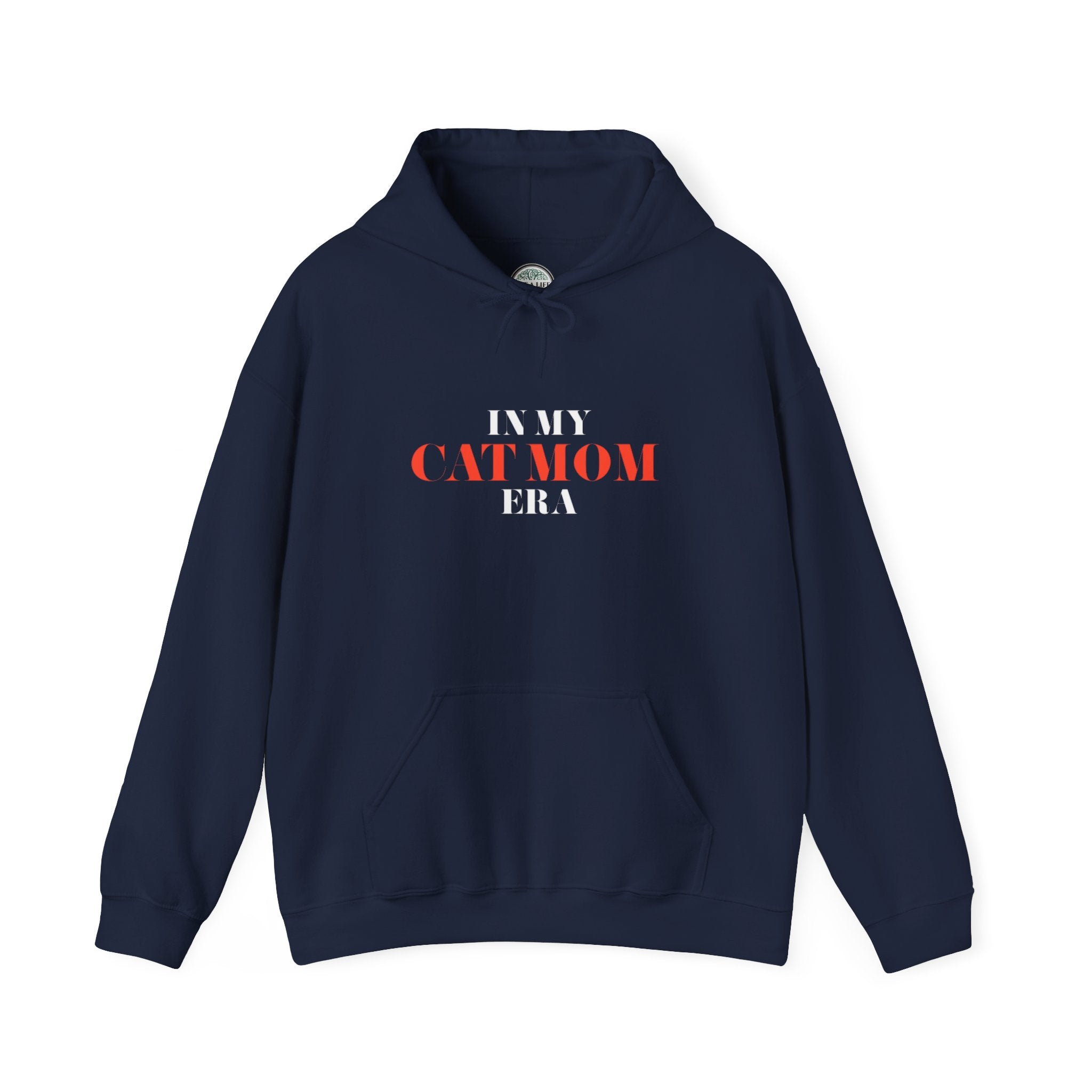 Cat Mom Hoodie — “In My Cat Mom Era” Graphic Pullover