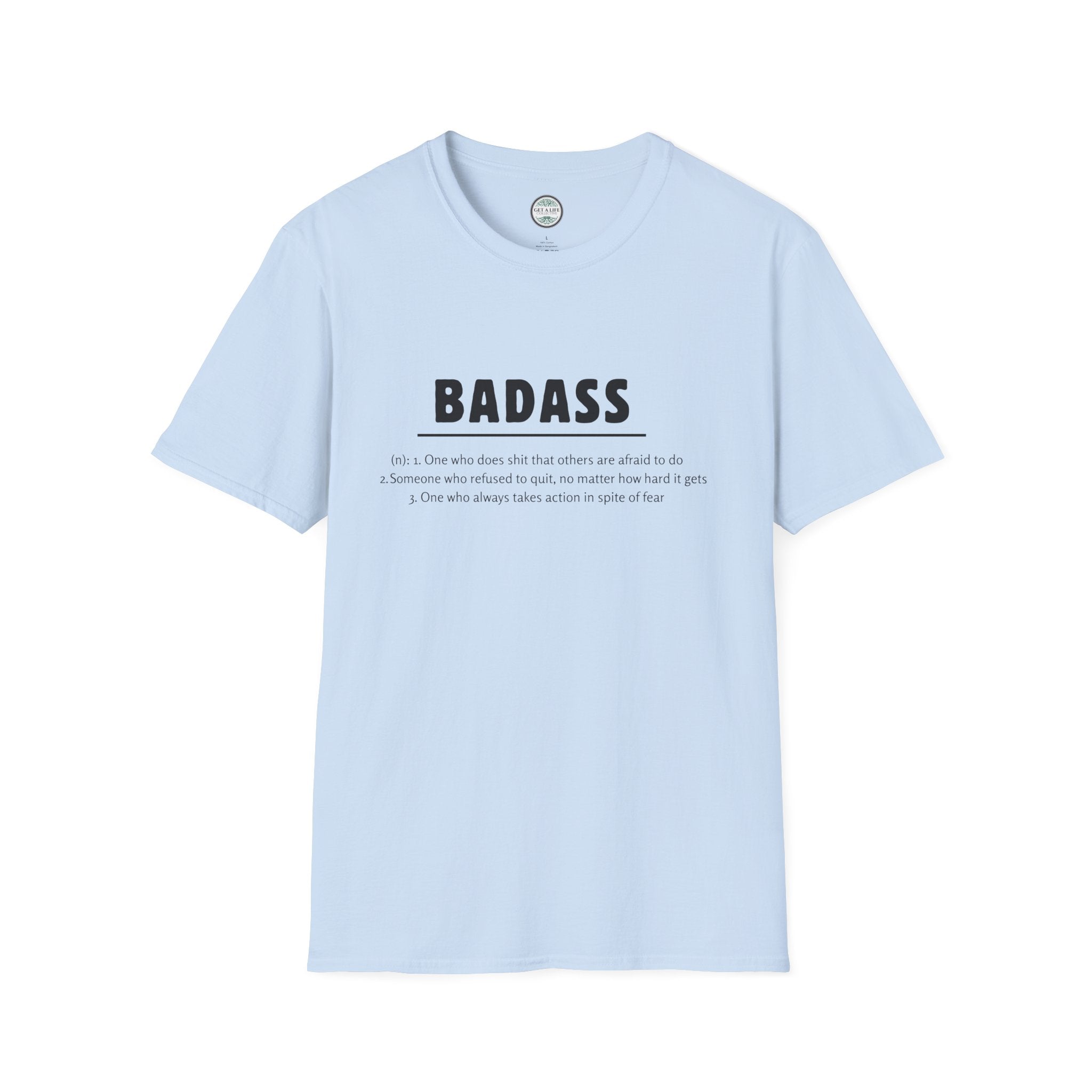 Badass T-Shirt — Minimal Bold Typography Tee