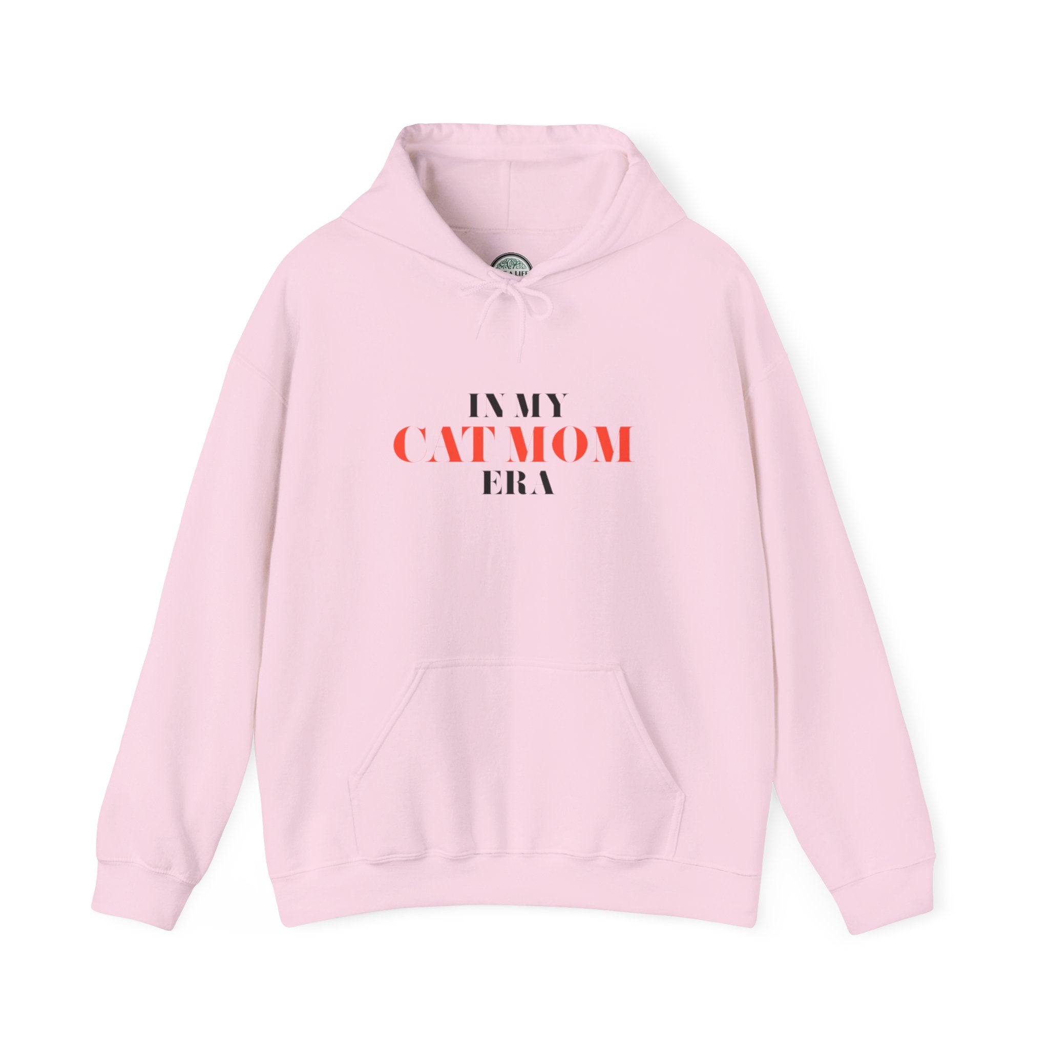 Cat Mom Hoodie — “In My Cat Mom Era” Graphic Pullover