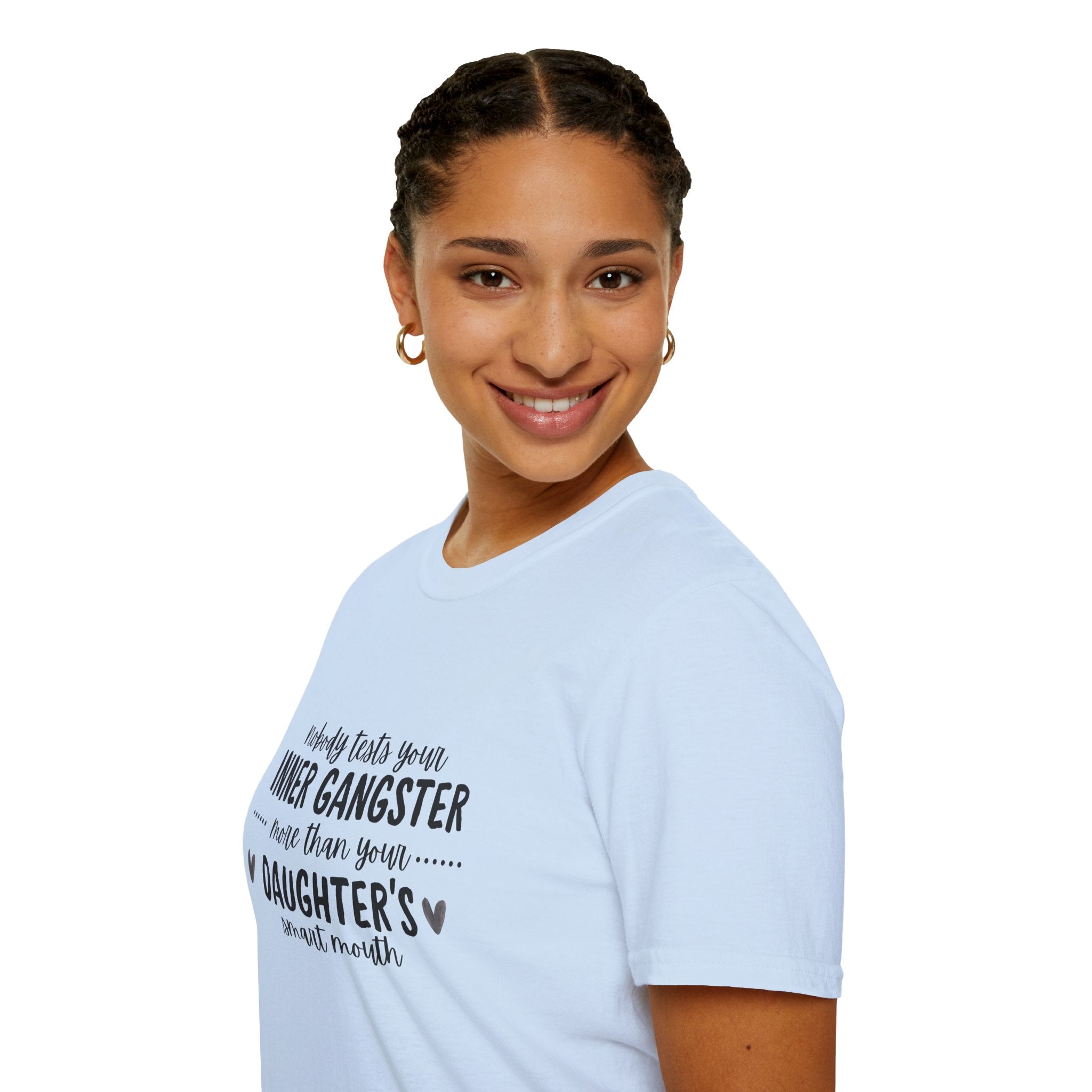“Nobody Tests Your Inner Gangster More Than Your Daughter’s Annual Mouth” Funny Mom Tee tshirt