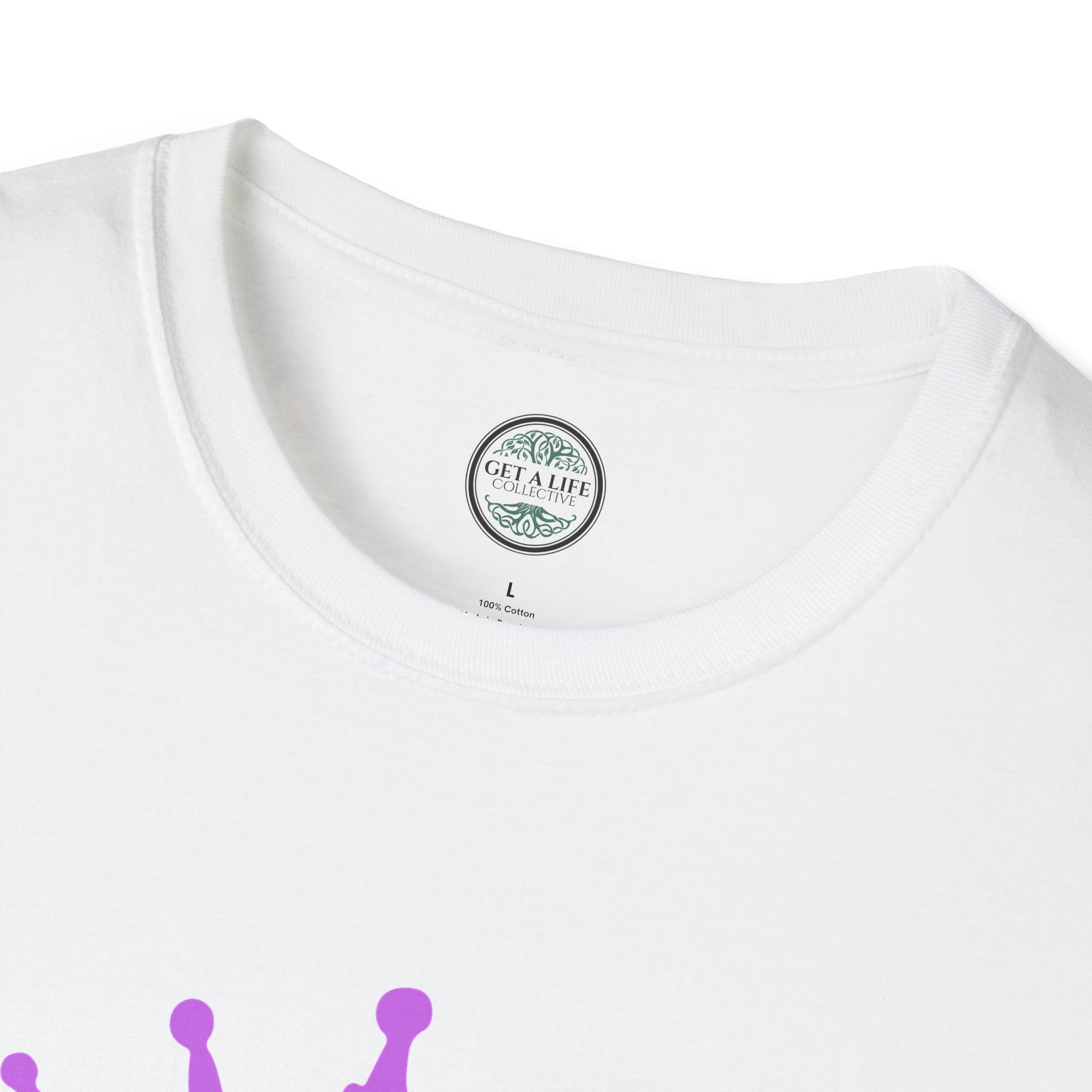 HBIC T-Shirt with Pink Crown Graphic — Bold Queen Statement Tee