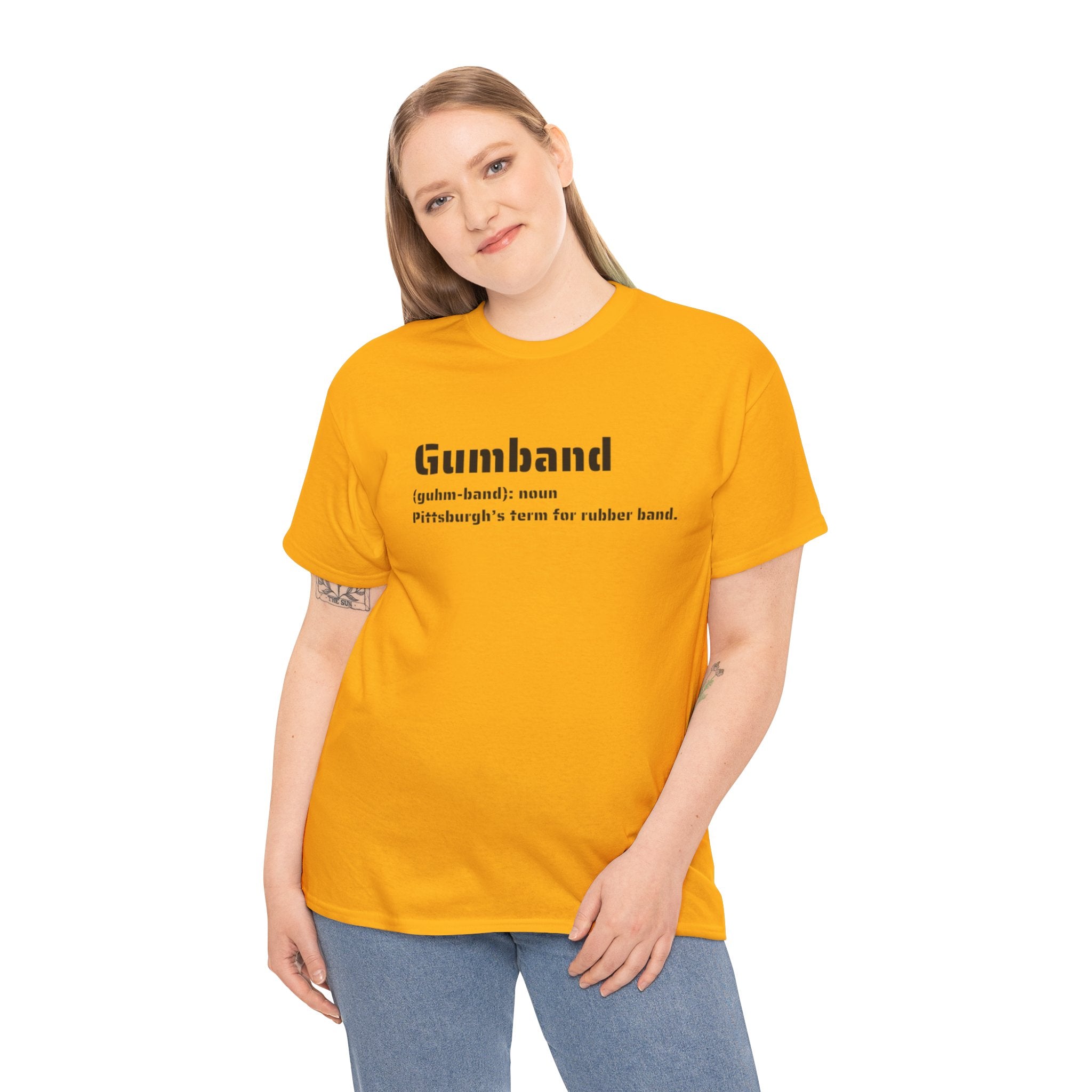 Gumband Definition Tee — Pittsburgh Slang Graphic Shirt