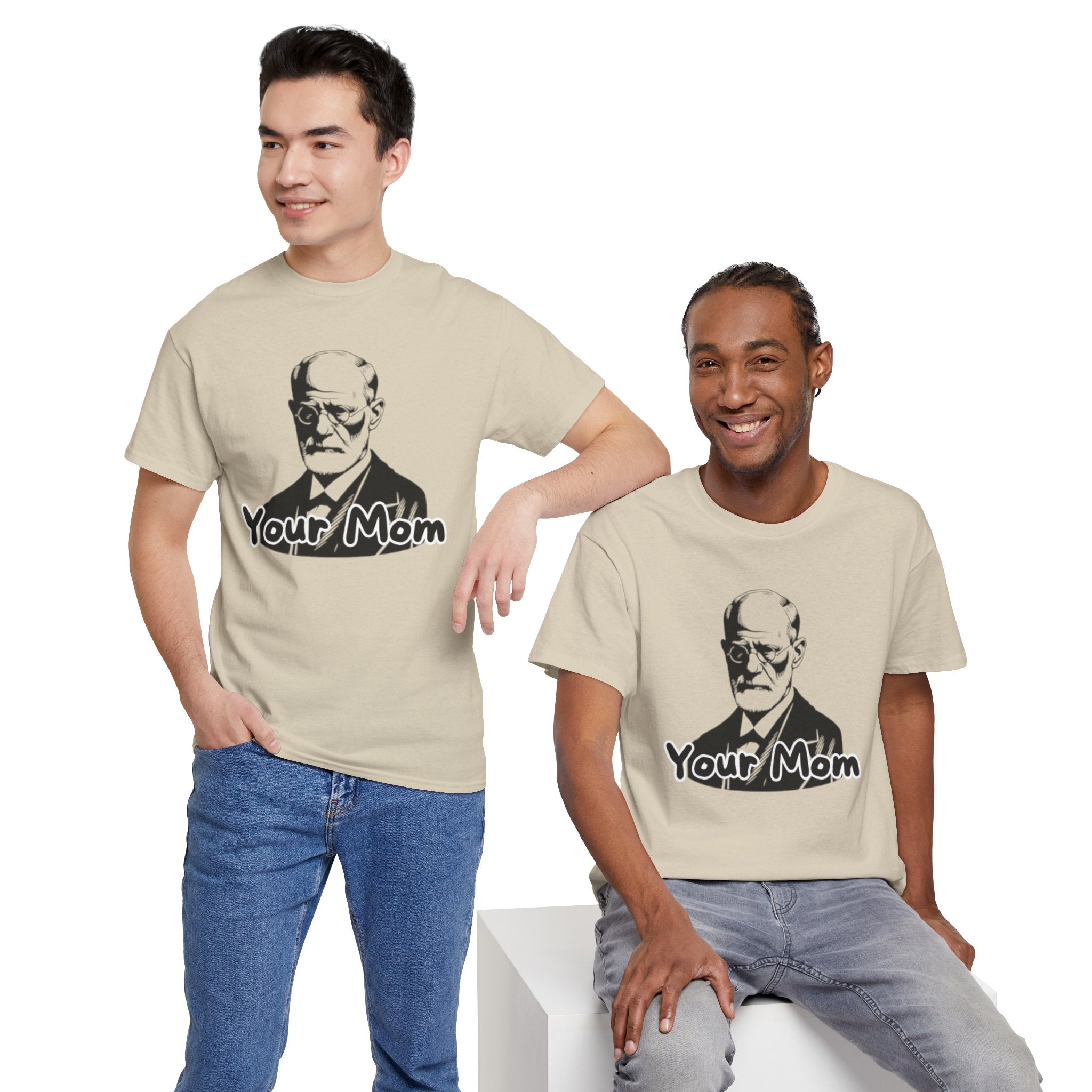 Graphic Tee – Vintage Freud ‘Your Mom’ Funny Psychoanalysis T-Shirt