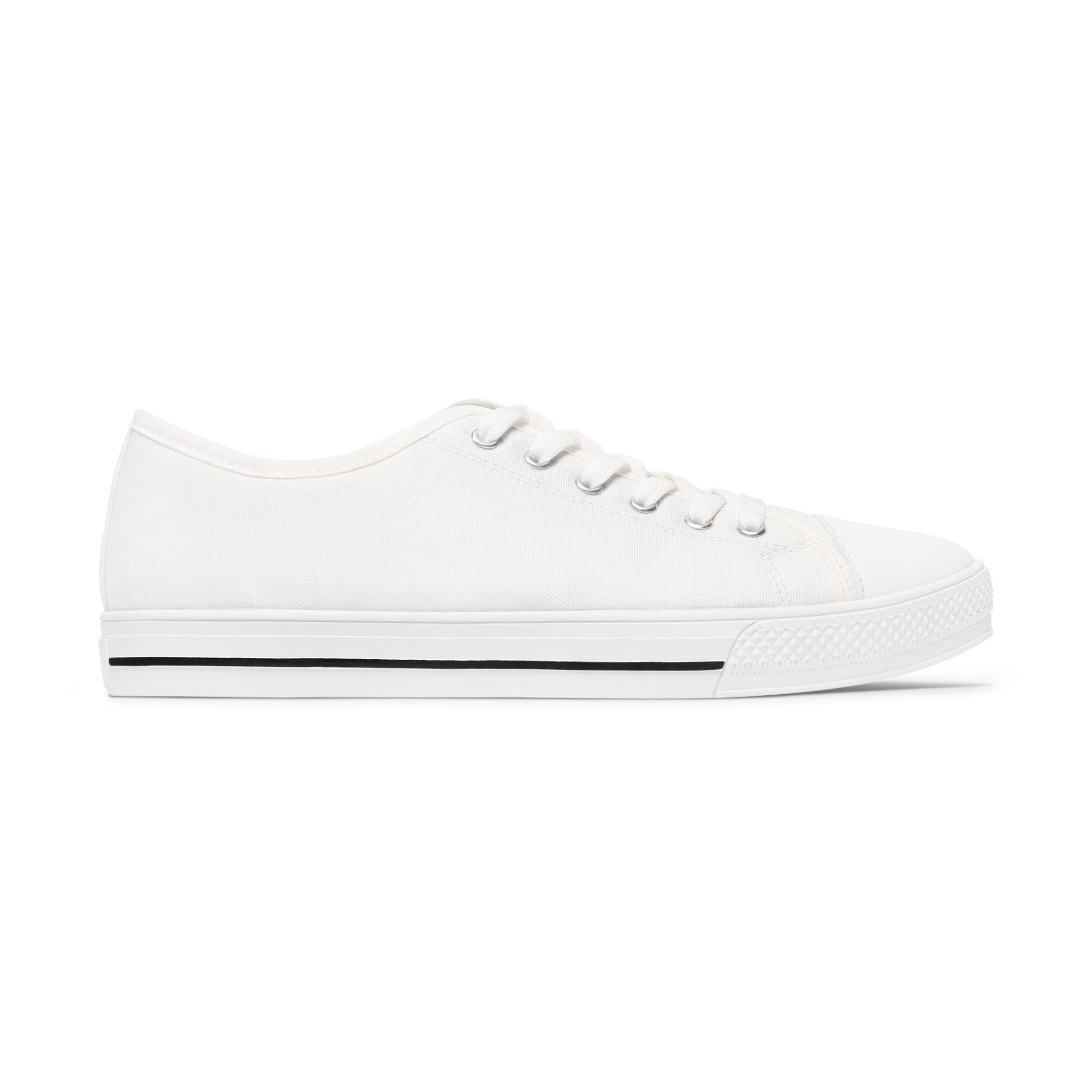 Zubryd Counseling Low Top Sneakers — Women's White Casual Canvas Shoes