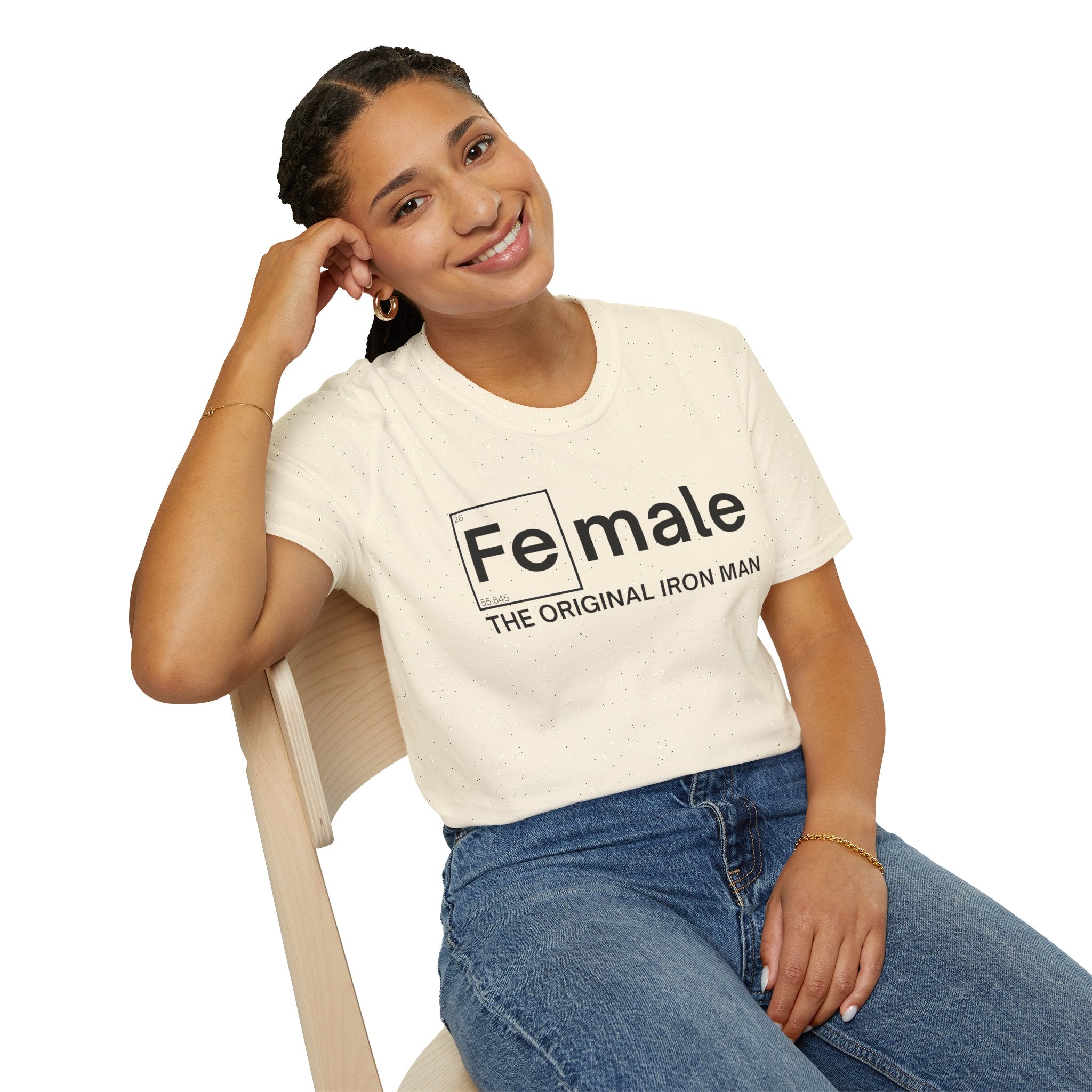 Female Iron Man Unisex Softstyle T-Shirt