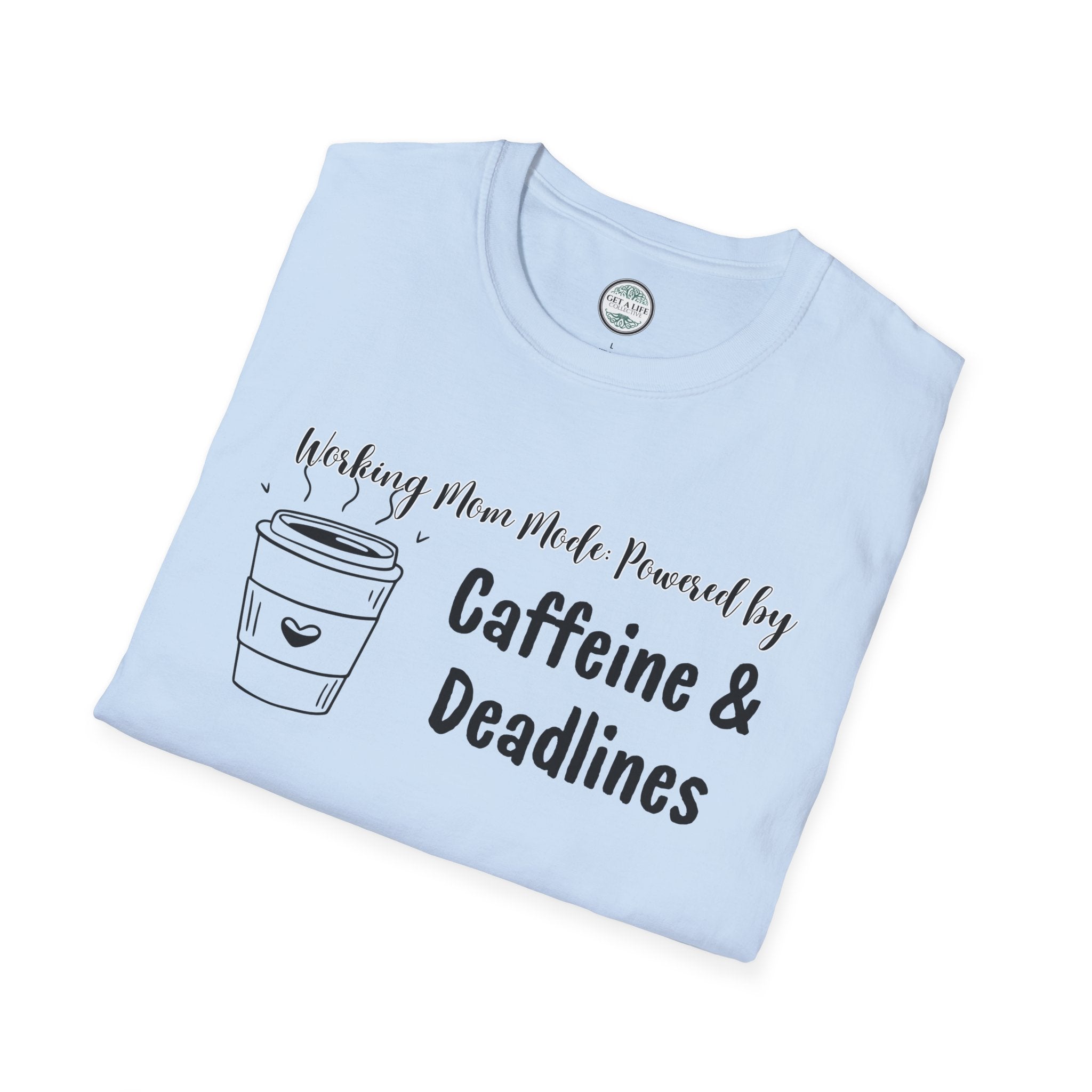 Caffeine & Deadlines tee Unisex Softstyle T-Shirt