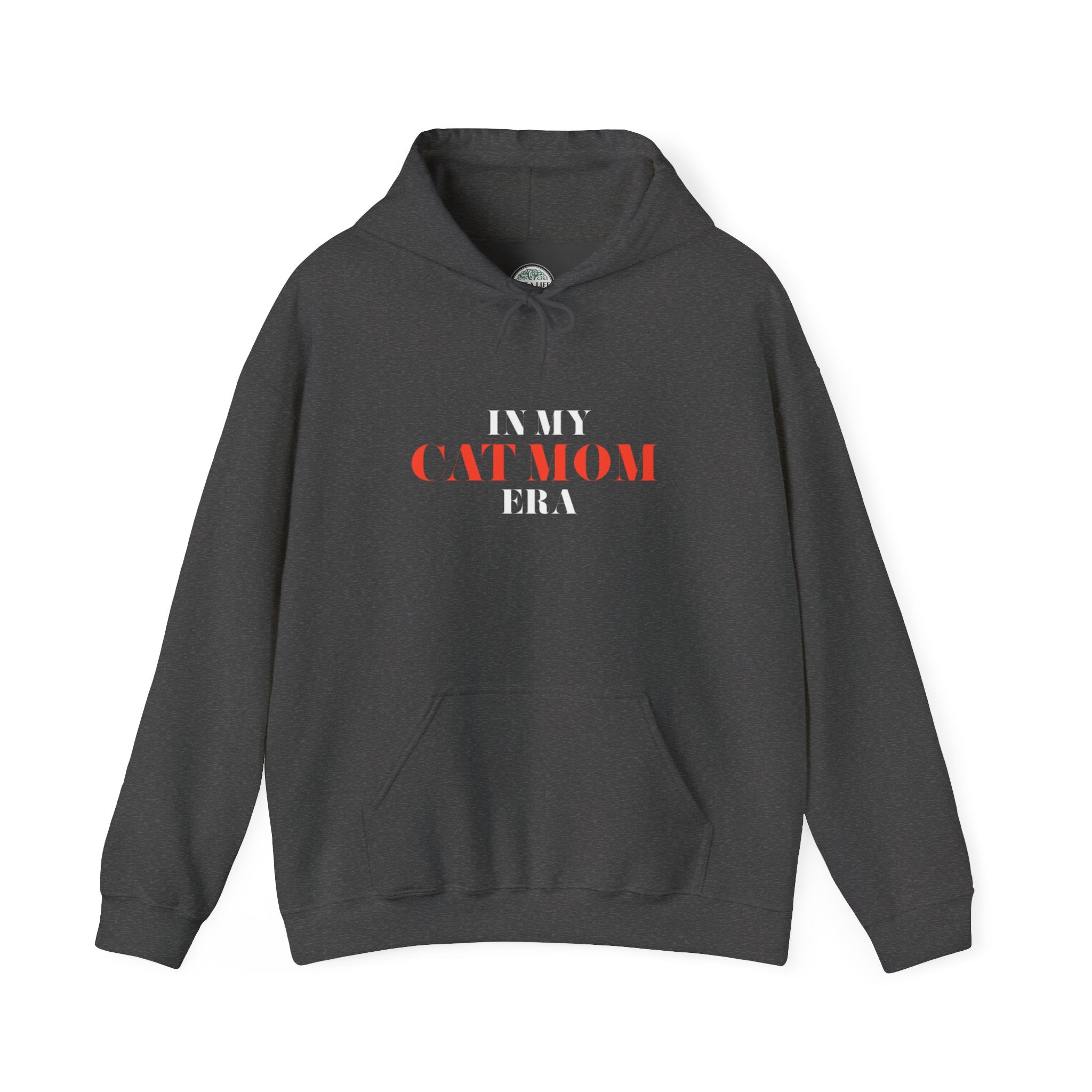 Cat Mom Hoodie — “In My Cat Mom Era” Graphic Pullover