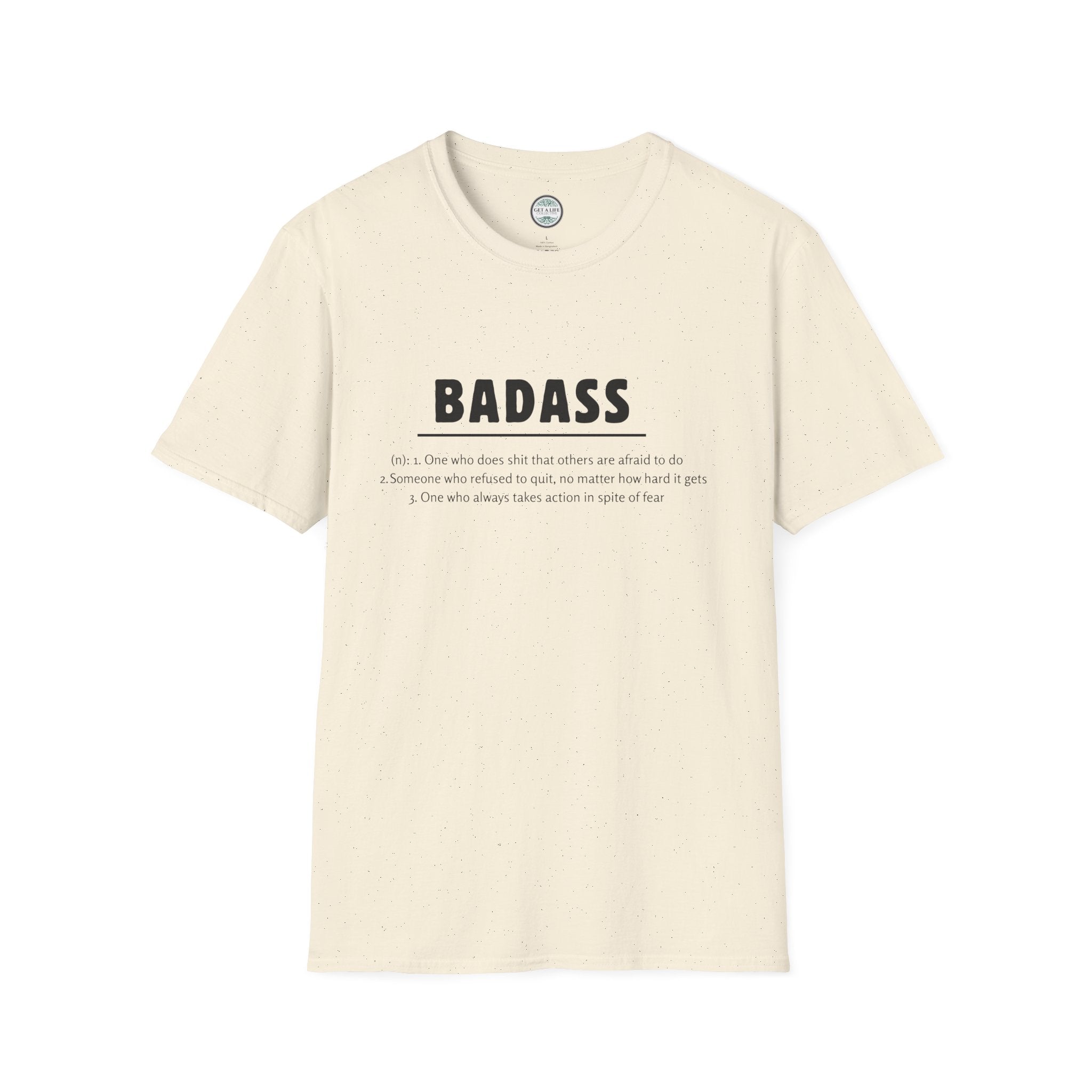 Badass T-Shirt — Minimal Bold Typography Tee