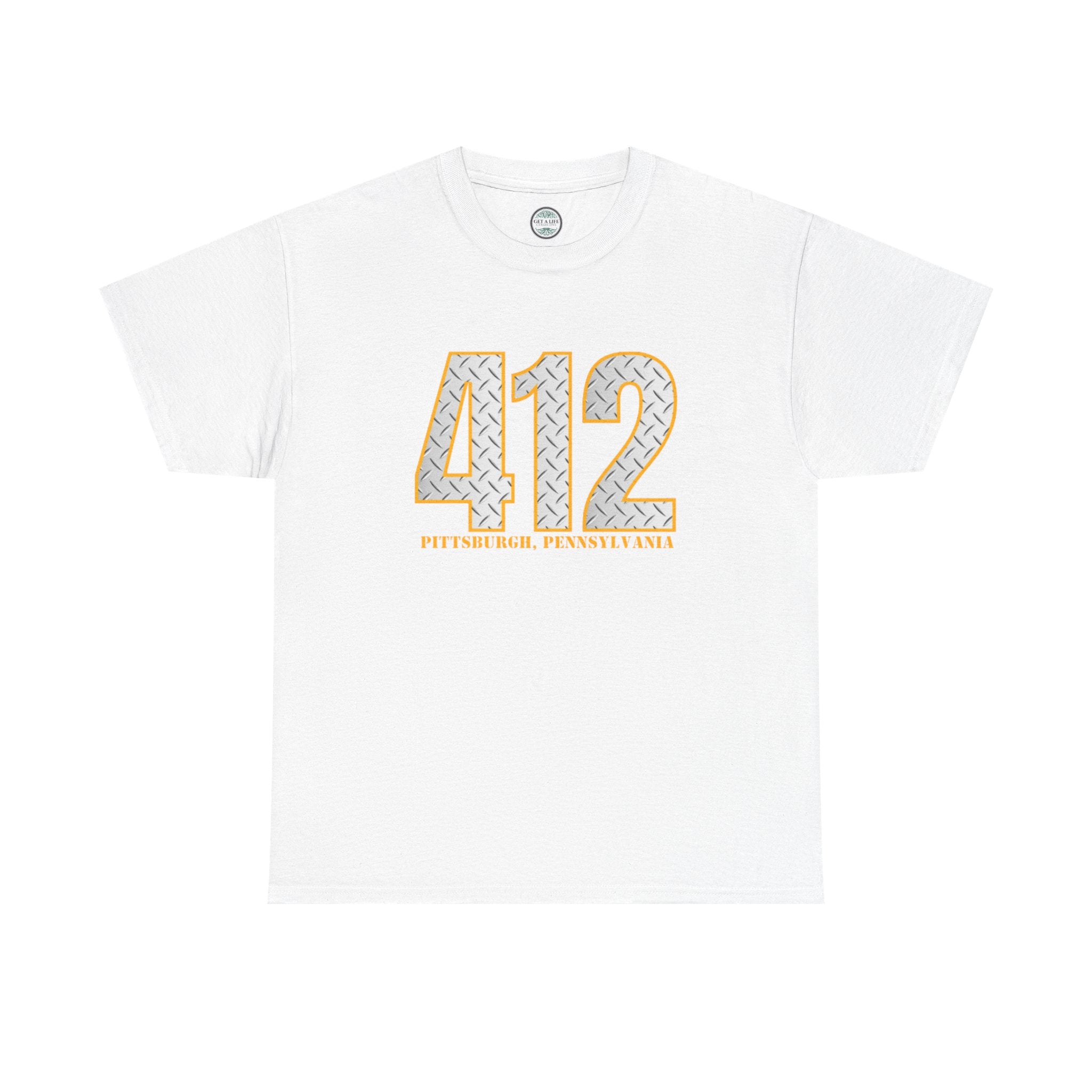 412 Hometown Number T-Shirt — Pittsburgh Area Code Pride Tee